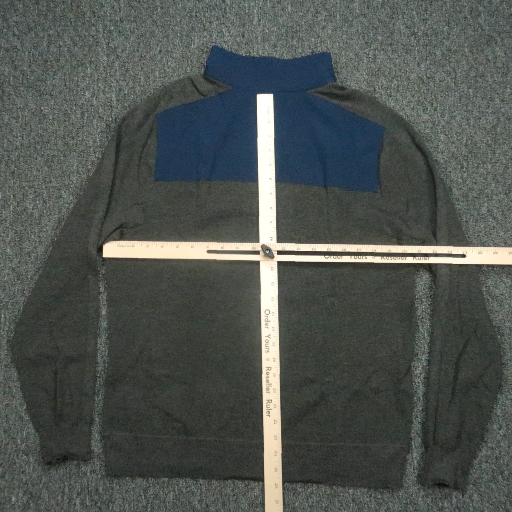 Vineyard Vines Vineyard Vines Pullover Mens M Gray Wool Blend 1/4 Zip Sweater Knit Mock Neck Long Sleeve Vintage: No Size US M / EU 48-50 / 2 - 7 Thumbnail