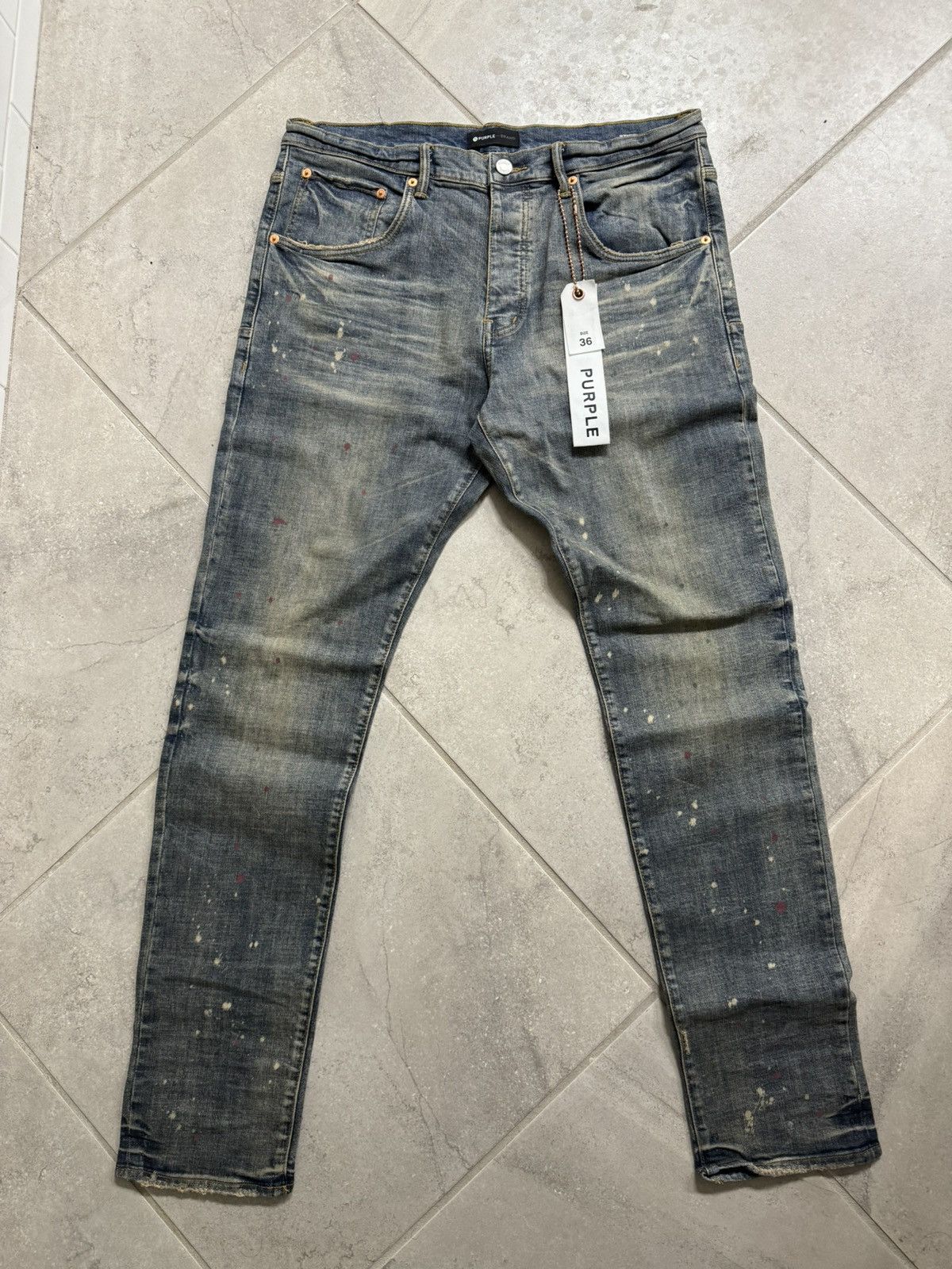 image of Purple Brand Denim in Blue, Men's (Size 36)