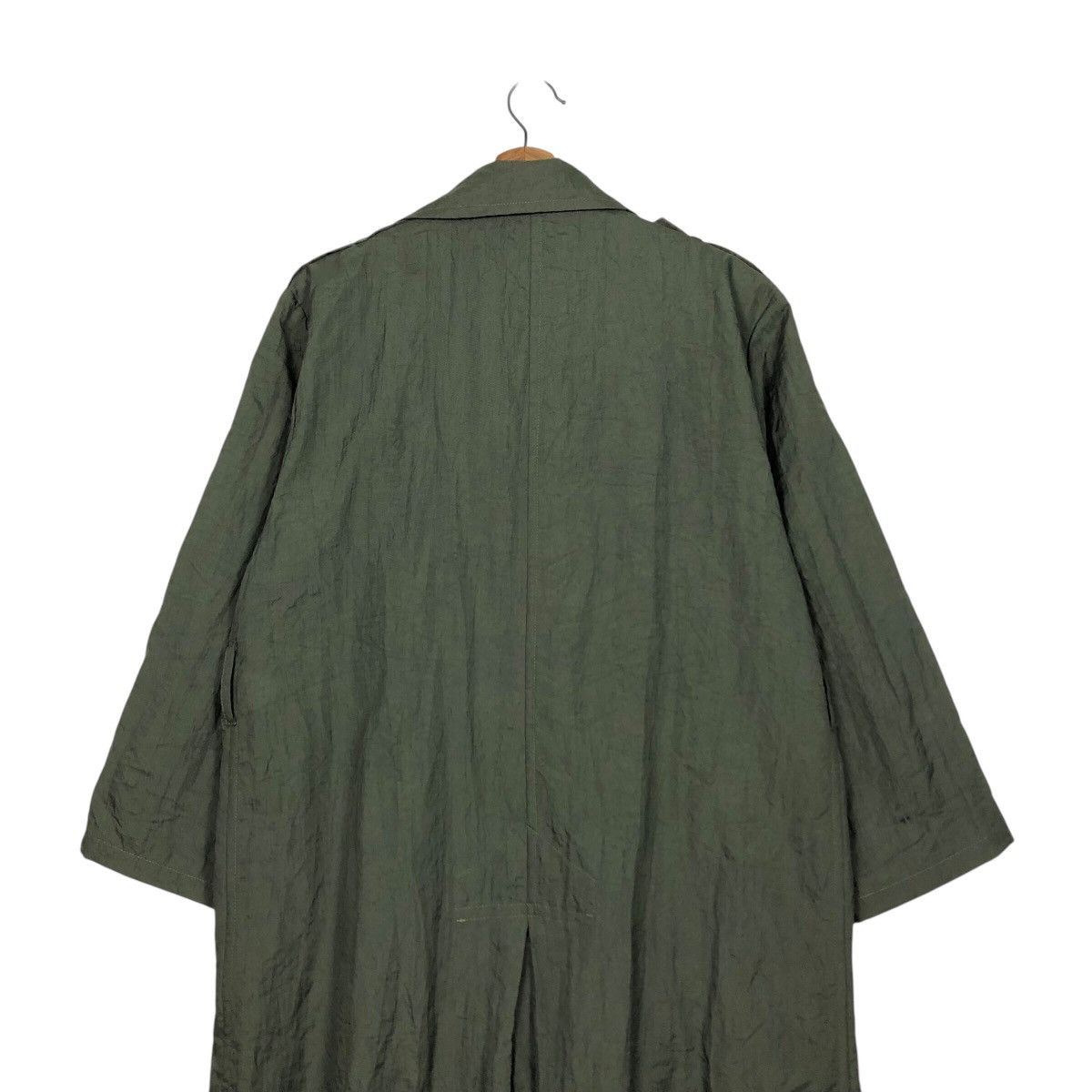 Japanese Brand × Vintage 📌Rich Green Vintage Long Jacket San-Entry Bondage Parachute Size US M / EU 48-50 / 2 - 11 Thumbnail