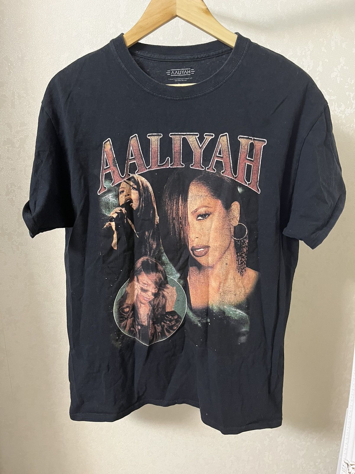 Band Tees × Rap Tees × Vintage Aaliyah Vintage y2k Rap P.Diddy T Shirt Size US M / EU 48-50 / 2 - 1 Thumbnail