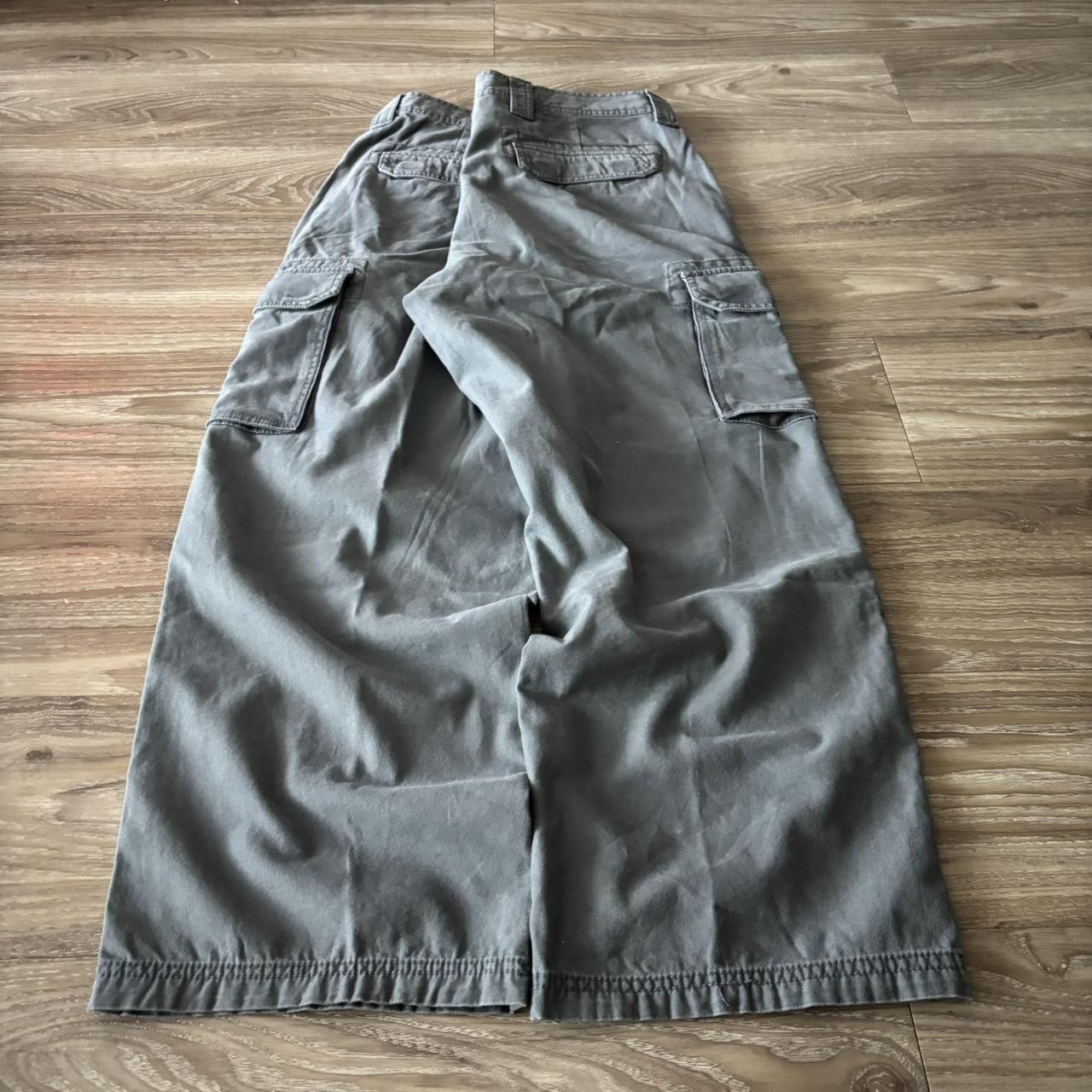 Vintage Crazy Vintage Y2K/20000s Baggy Grey Skater Style Cargo Pants! 36x29 Size US 36 / EU 52 - 3 Thumbnail