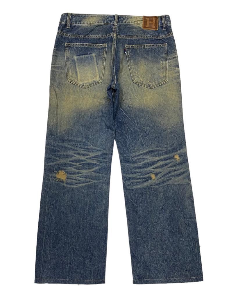 If Six Was Nine 🔥BAGGY DISTRESSED JEANS HBYFIGER BAGGY JEANS Size US 34 / EU 50 - 3 Thumbnail