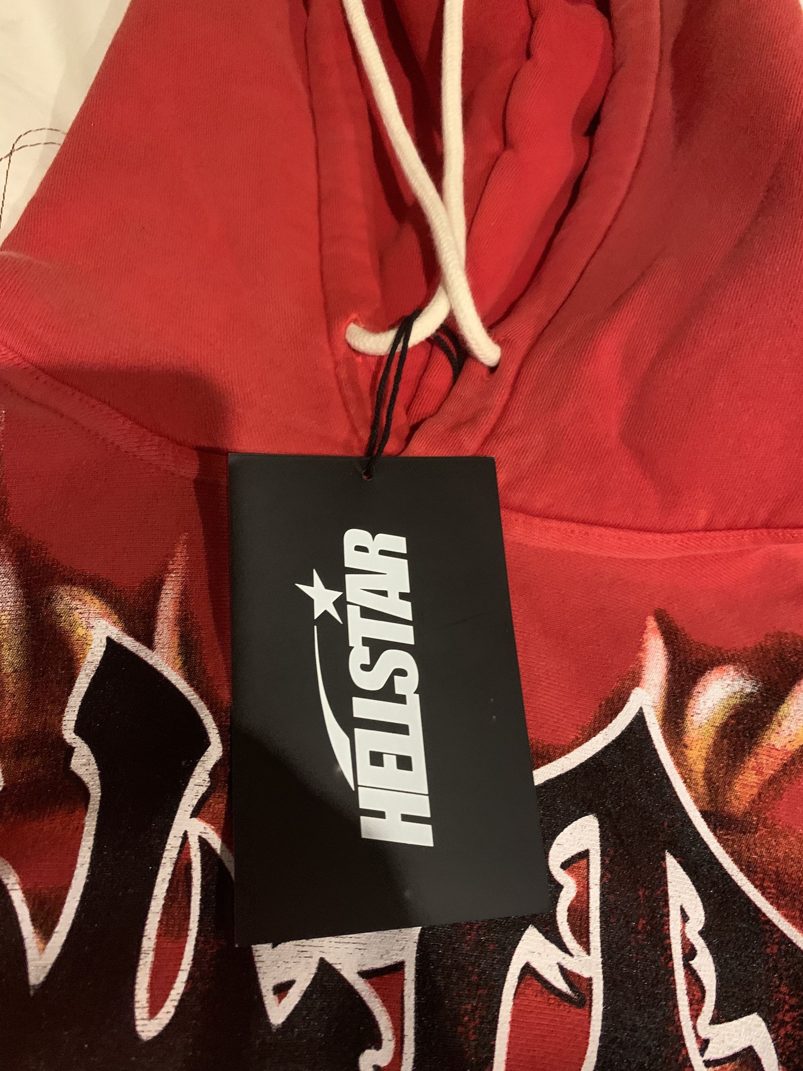 HELLSTAR Hellstar Skeleton Airbrushed Hoodie Red Size US L / EU 52-54 / 3 - 7 Thumbnail