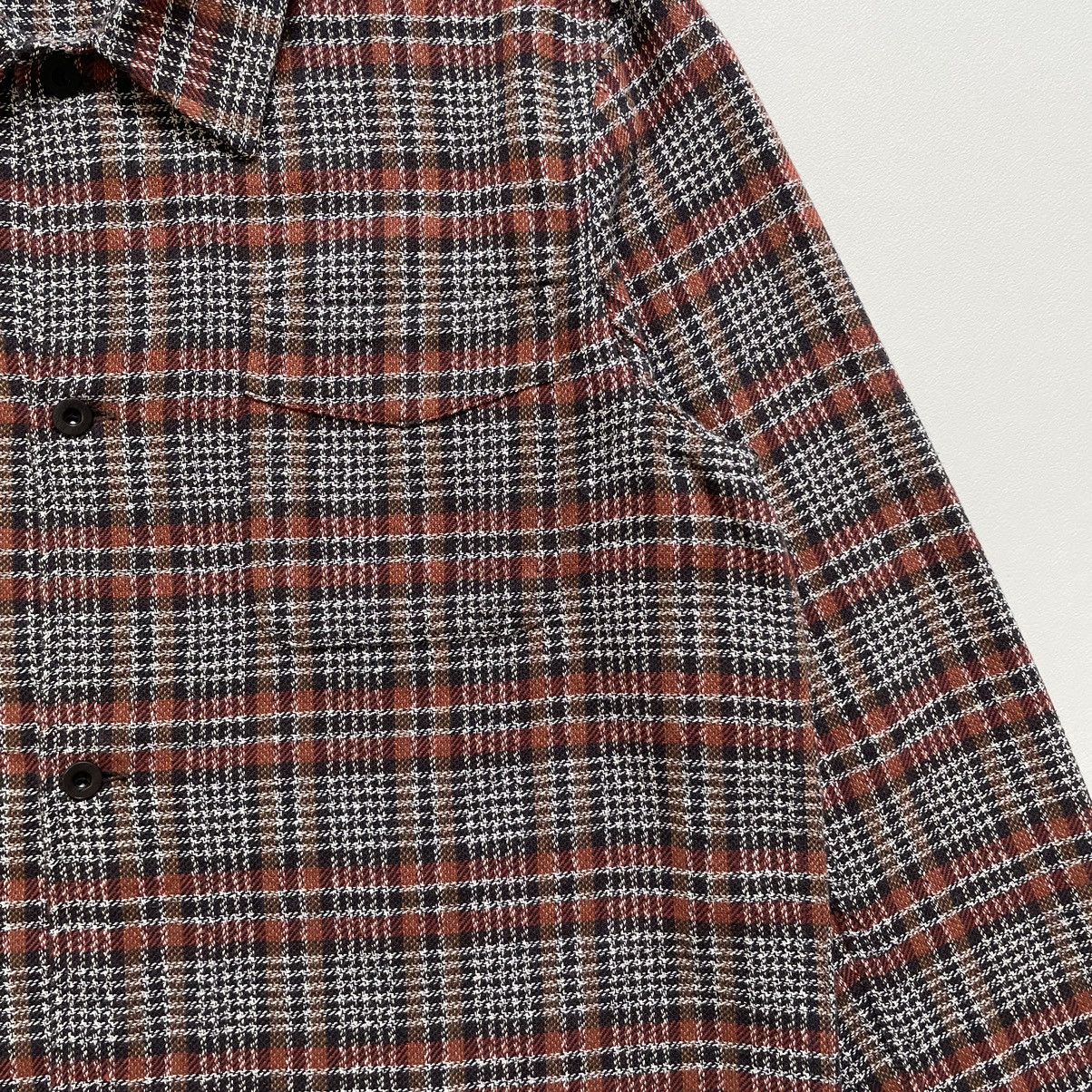 Our Legacy Crepe Tweed Check Flannel Box Shirt Size US M / EU 48-50 / 2 - 6 Thumbnail