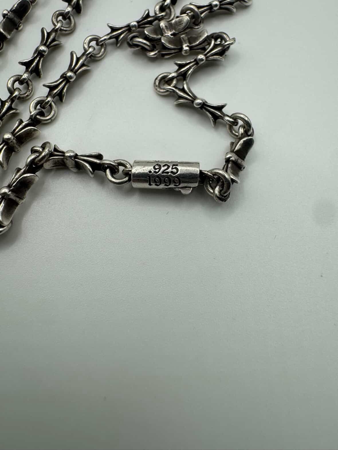 Chrome Hearts Extremely Rare Chrome Hearts Tiny E Bar Size ONE SIZE - 6 Thumbnail
