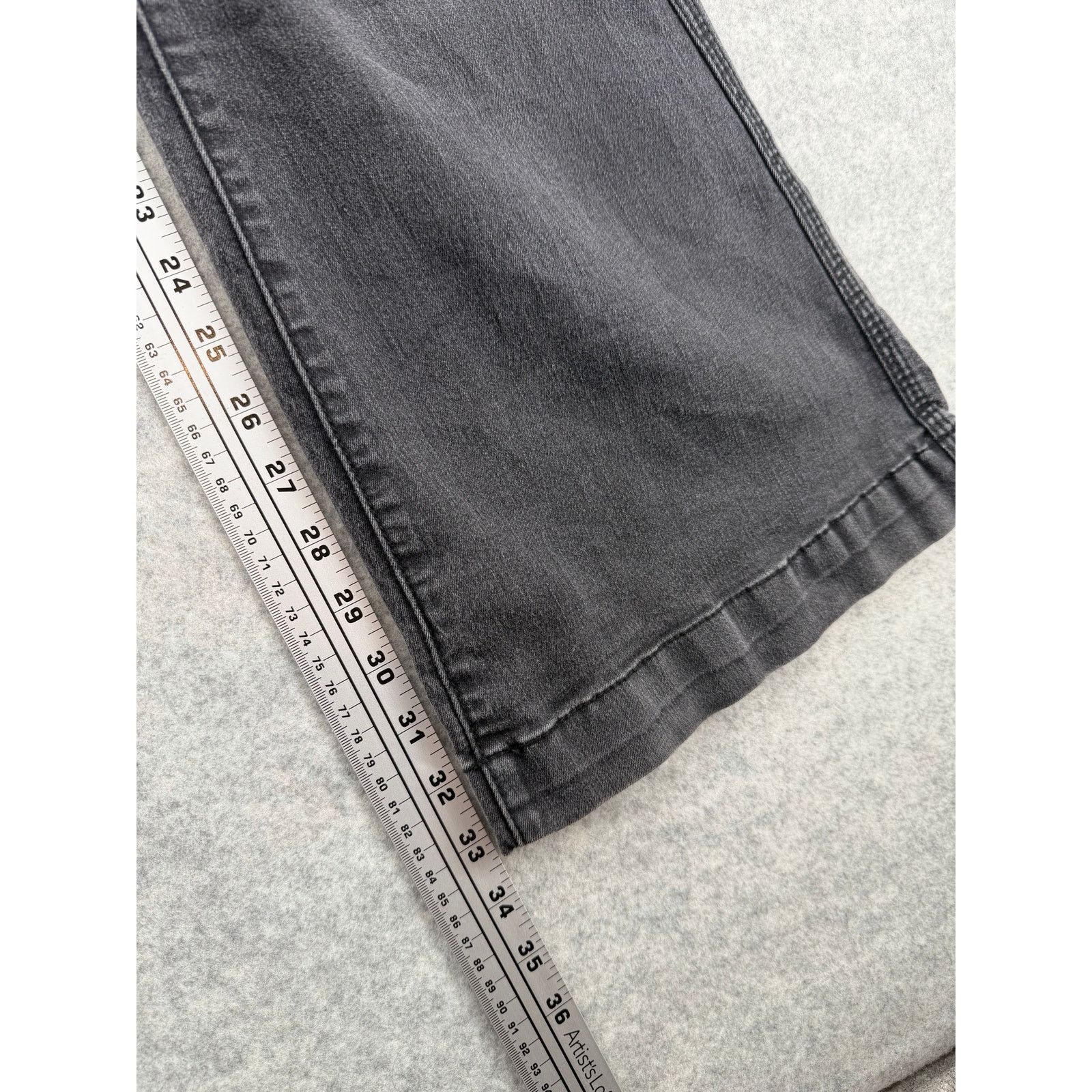 Free People Free People Penny Pull On Flare Wide Leg Boho Jeans Gray Size 30" / US 8 / IT 44 - 7 Thumbnail