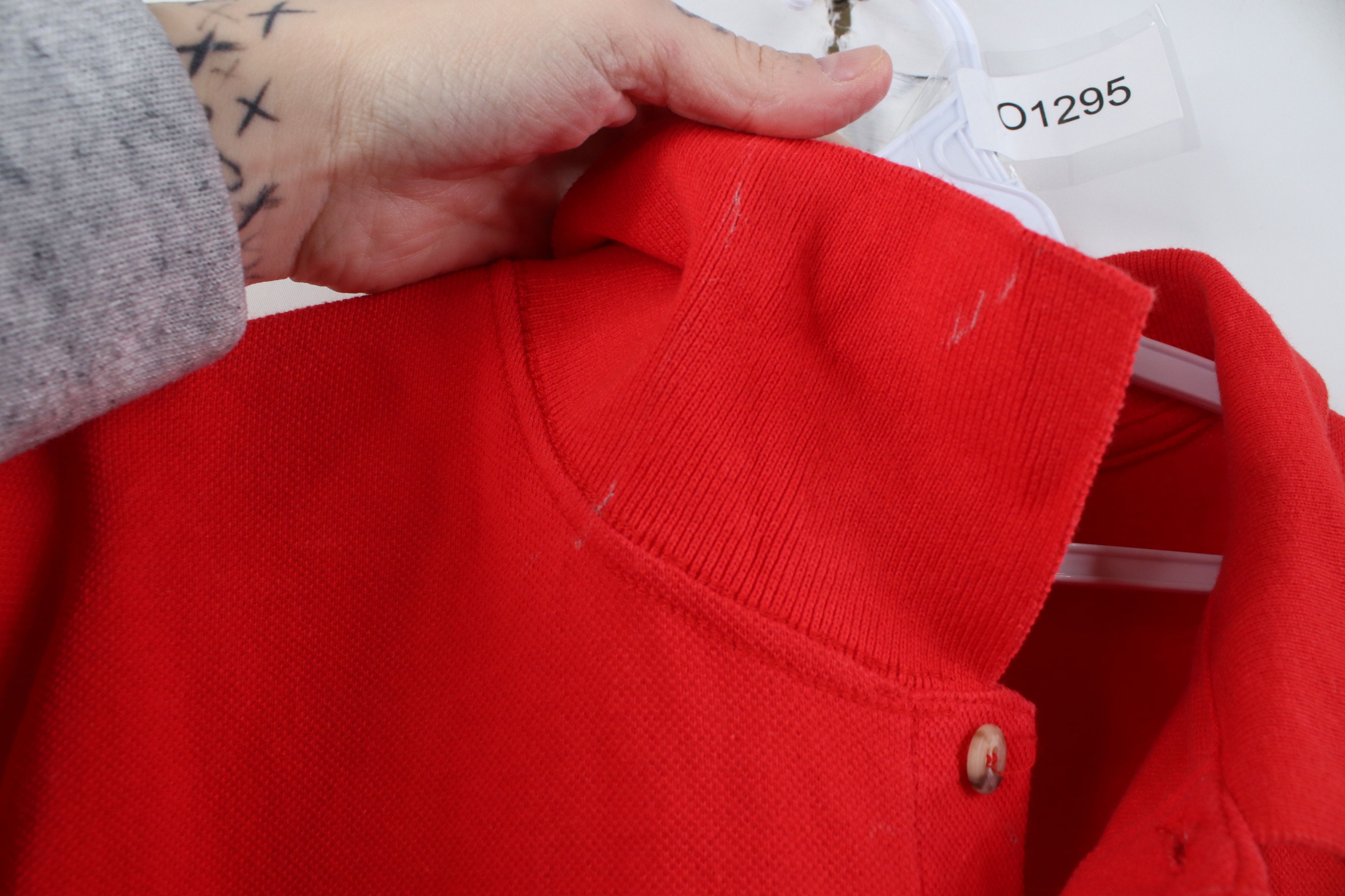Vintage Vintage 90s Ohio State University Golf Polo Shirt Red USA Size US L / EU 52-54 / 3 - 7 Thumbnail