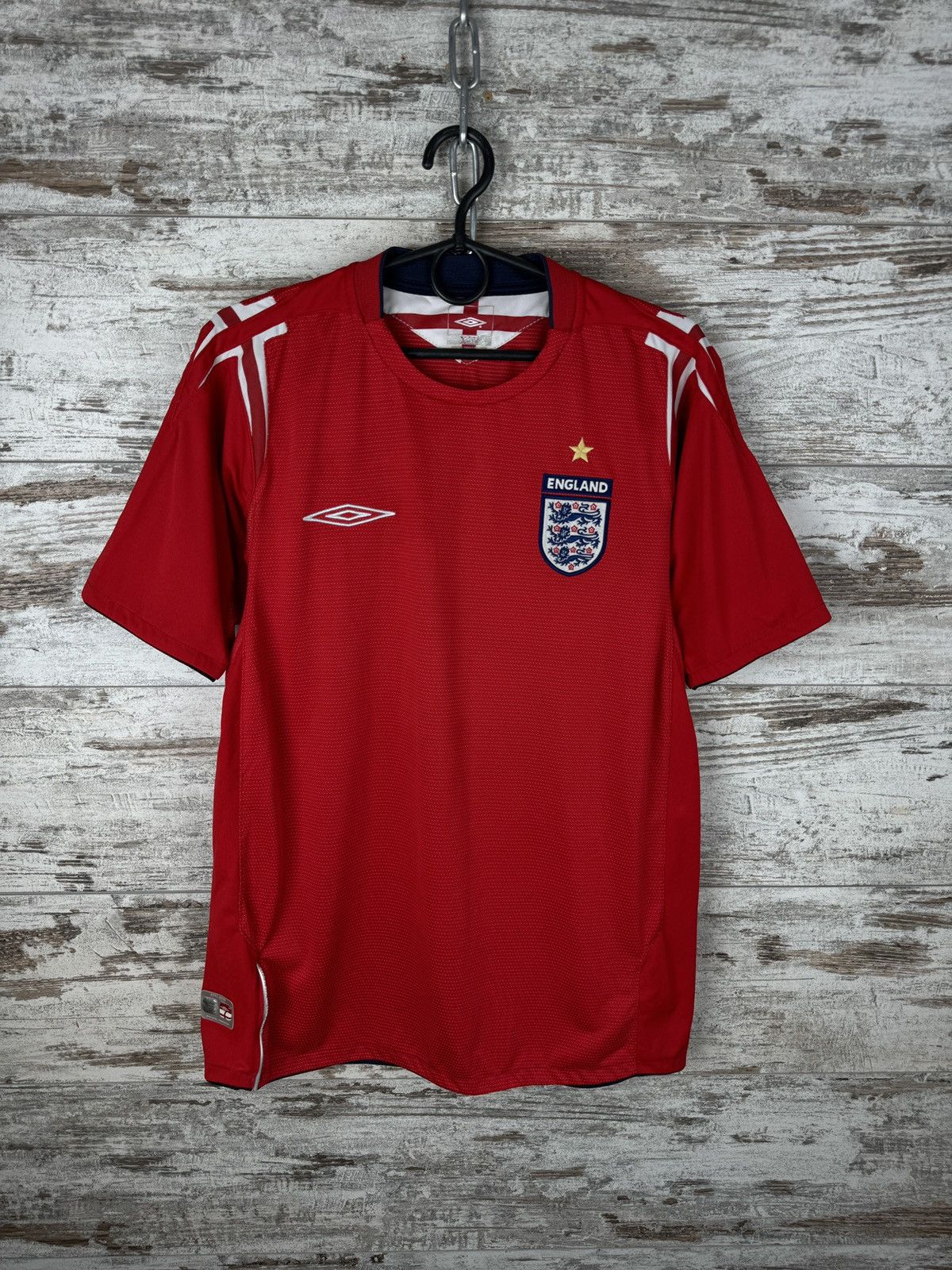 Umbro Mens Vintage Umbro England National Team T-shirt jersey tee Size US S / EU 44-46 / 1 - 1 Thumbnail