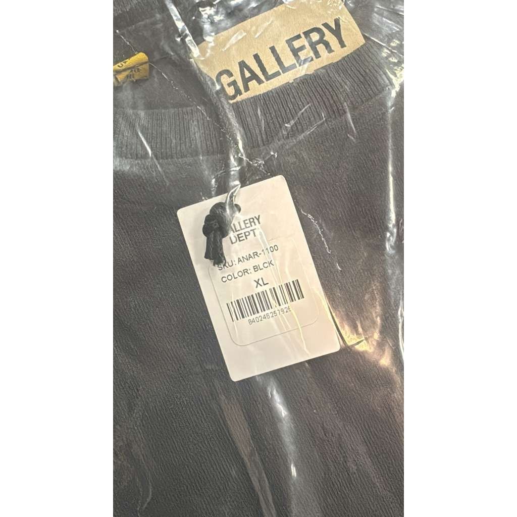 Gallery Dept. o1rshd1 Q:11 / Anarchy Long Sleeve Tee T-Shirt in Black Size US XL / EU 56 / 4 - 15 Thumbnail