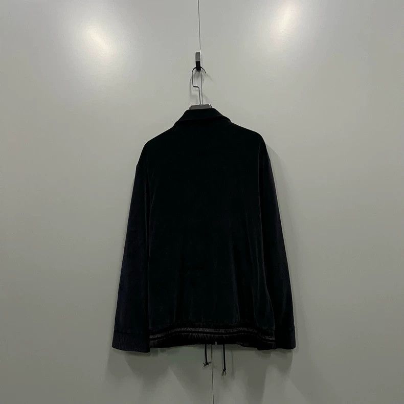 Gucci Gucci Black velvet embroidered logo zipper jacket 2502-Next Size US S / EU 44-46 / 1 - 2 Thumbnail