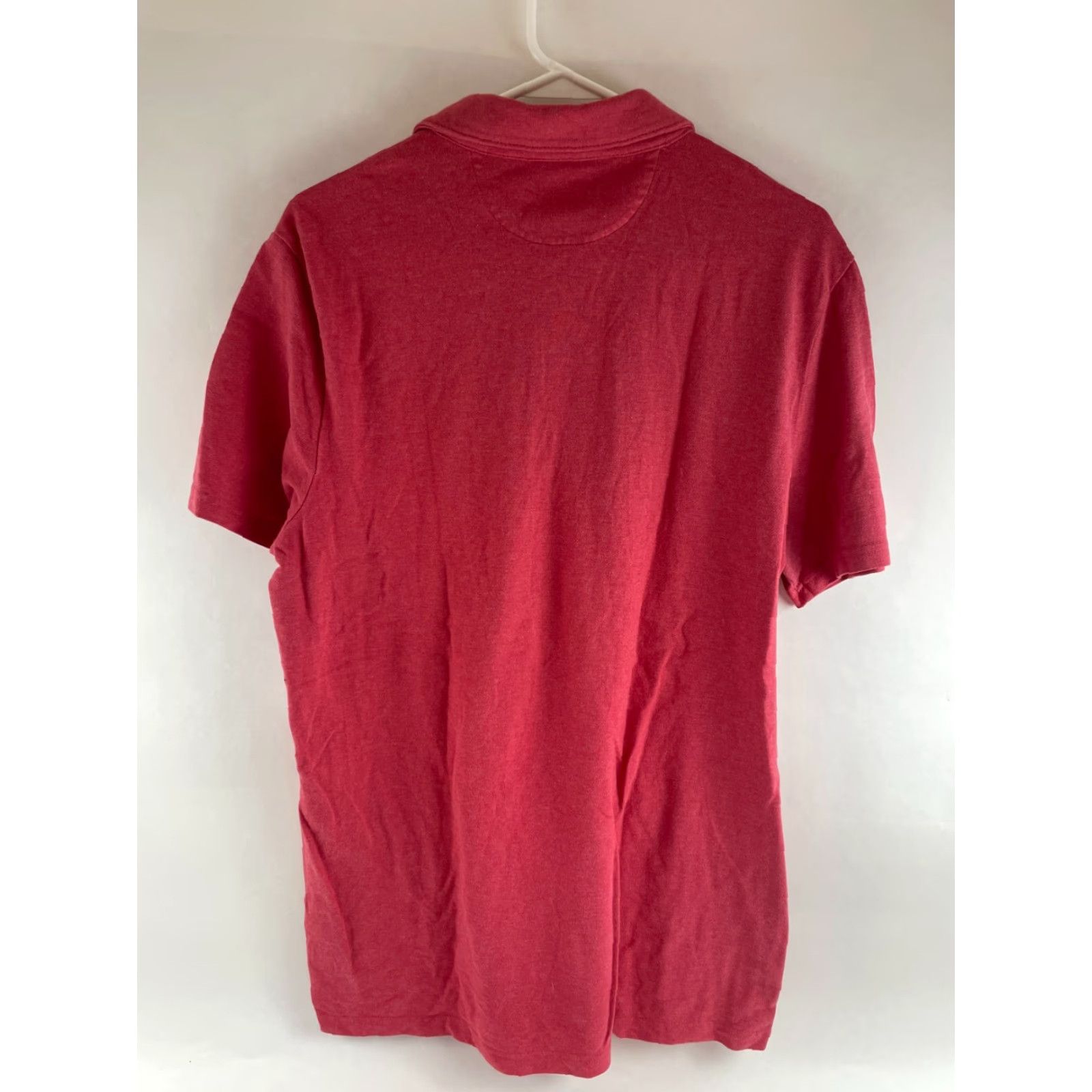 Banana Republic Banana Republic Polo Shirt Men's L Pink Short Sleeve 1/4 Button Up Cotton Spandex Golf Bre thable Size US L / EU 52-54 / 3 - 2 Thumbnail