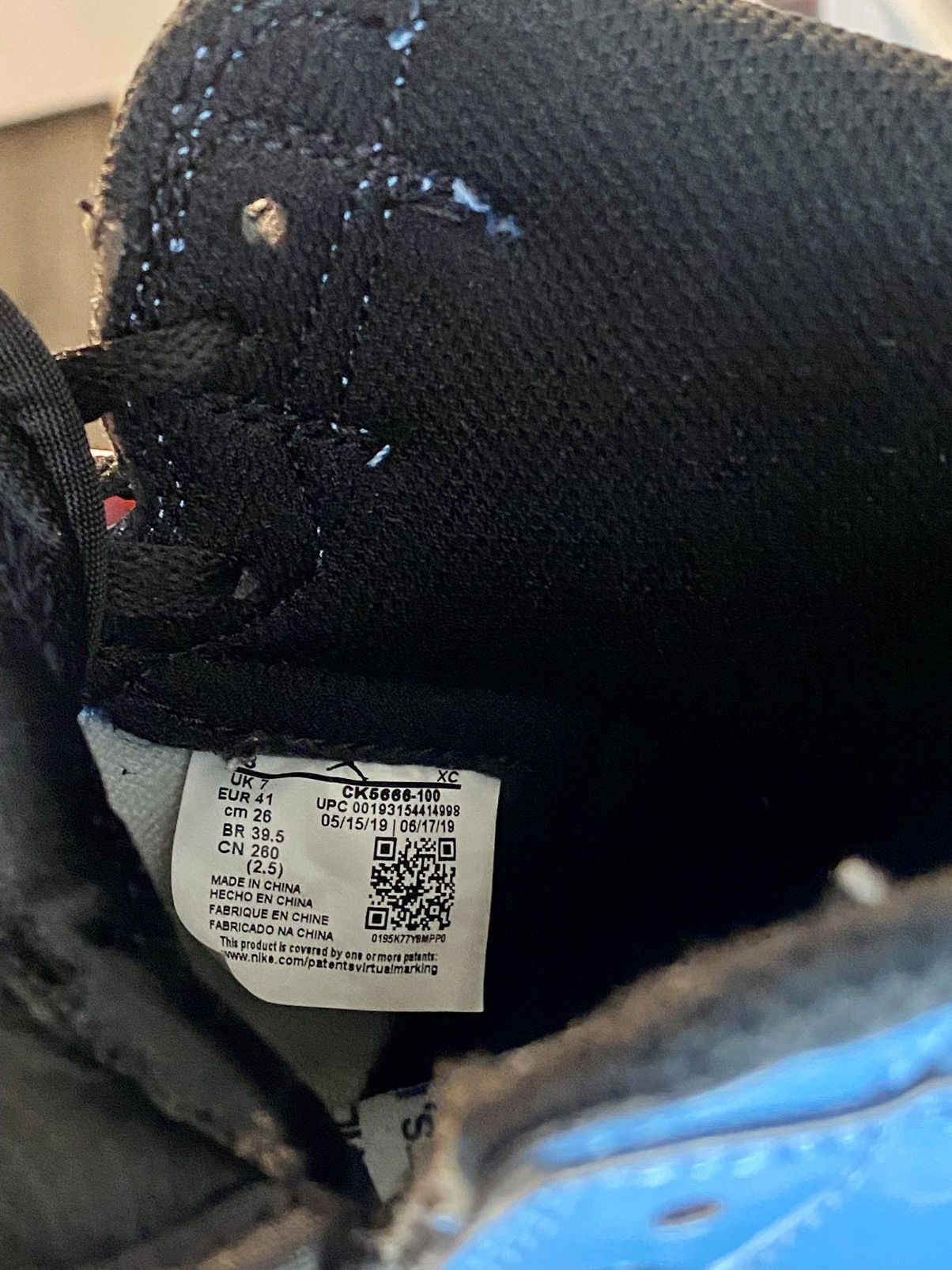 Jordan Brand × Nike Jordan 1 Retro High Fearless UNC Chicago Men’s 8 Size US 8 / EU 41 - 15 Thumbnail