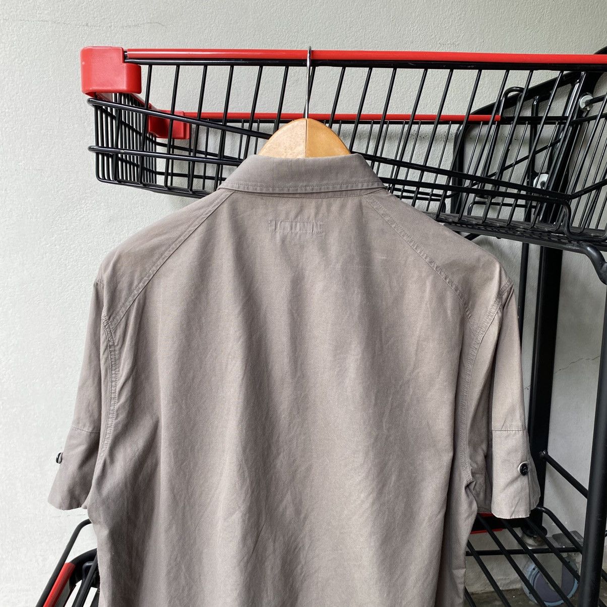 Designer × Japanese Brand GROSBEC Stone Taupe Short Sleeve Shirt Size US M / EU 48-50 / 2 - 4 Thumbnail