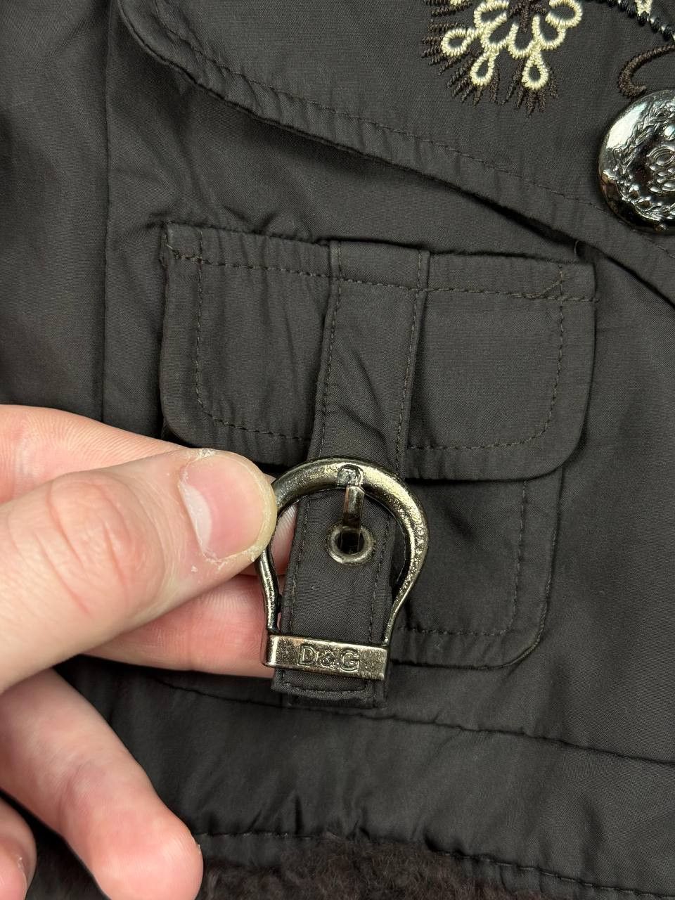 Dolce & Gabbana Vintage Dolce & Gabbana Jacket Real Fur Y2K Size XXL / US 16-18 / IT 52-54 - 7 Thumbnail