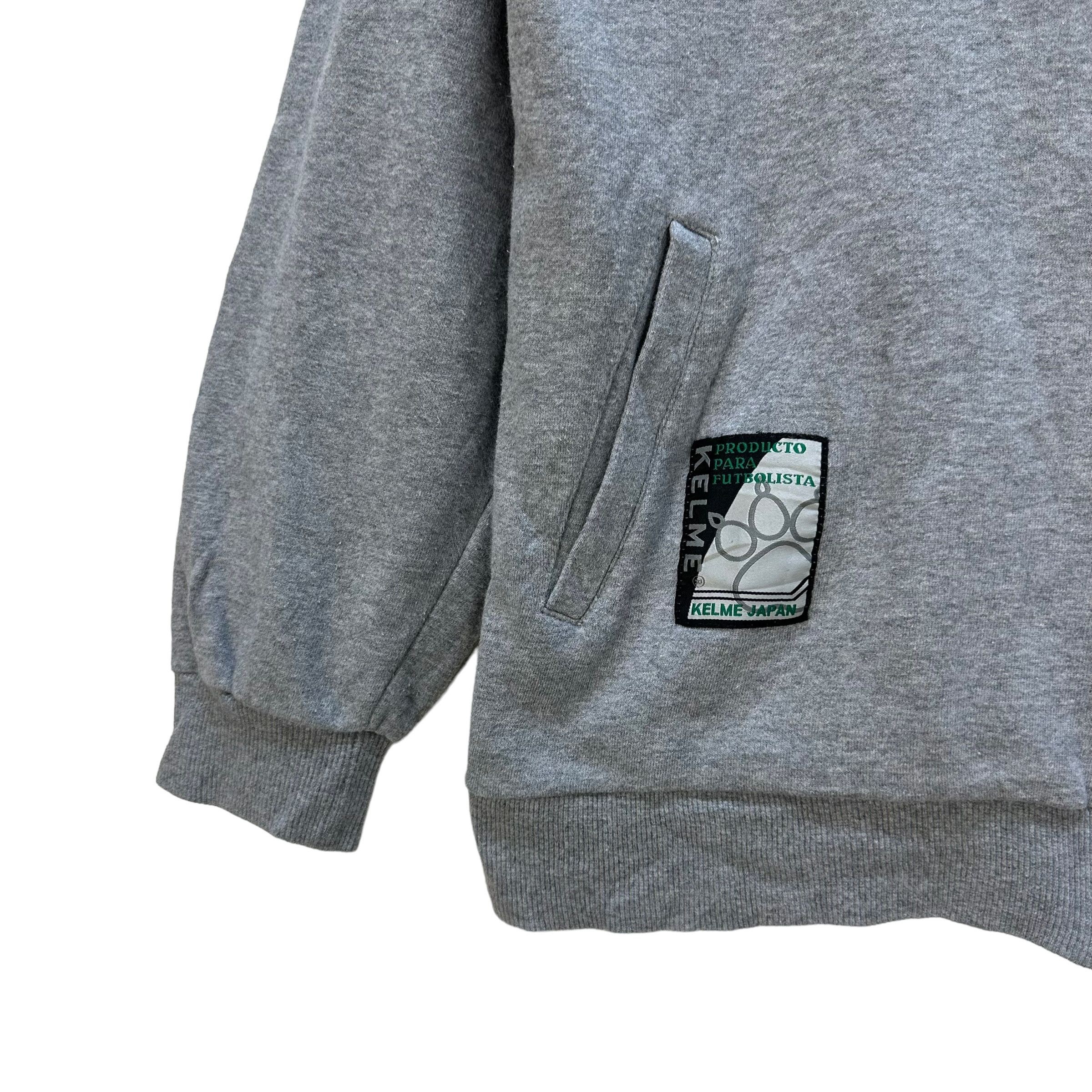 Japanese Brand KELME BIG LOGO GRAPHIC ZIPPER HOODIES #9055-53 Size US L / EU 52-54 / 3 - 7 Thumbnail