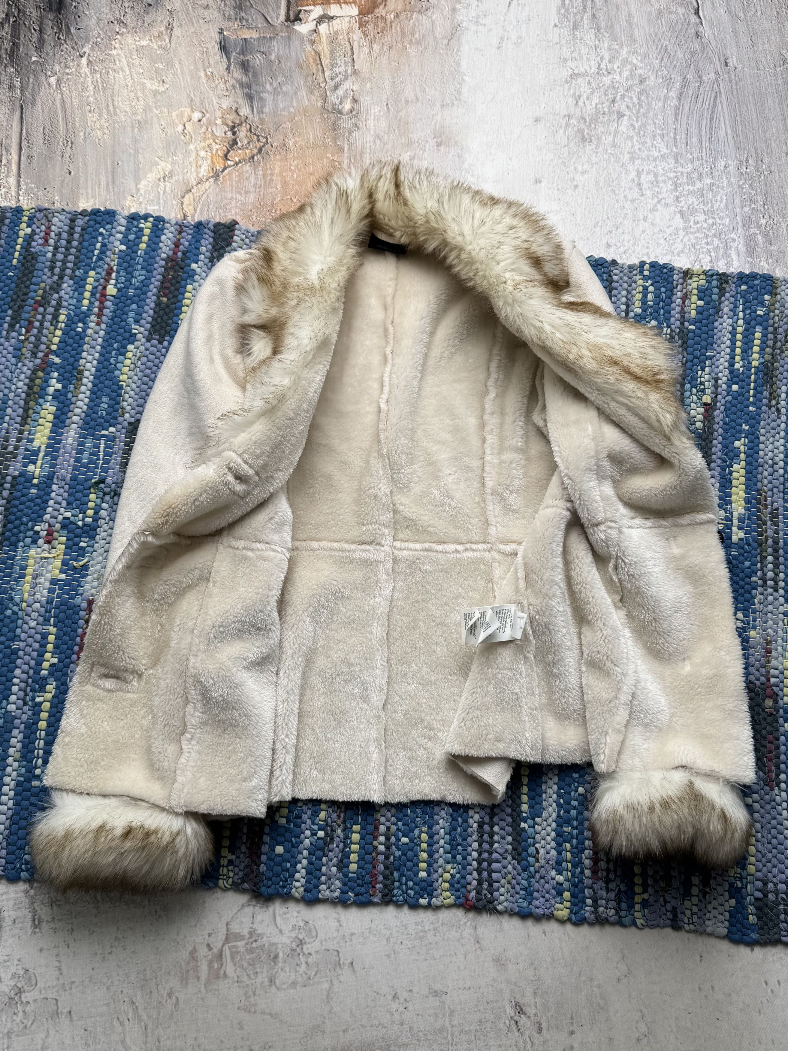 Vintage Vintage Faux Sheepskin Jacket A8D15(V8) Size M / US 6-8 / IT 42-44 - 6 Thumbnail