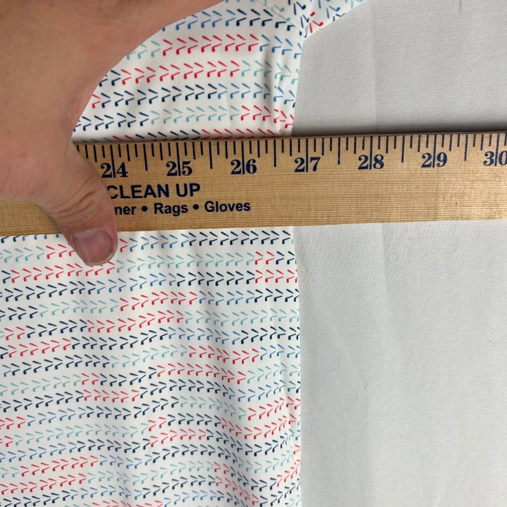 Vintage SWANNIES Men 3XL White Blue Red Geometric Print Polo Shirt Short Sleeve Golf Shirt Polo Size US XXL / EU 58 / 5 - 6 Thumbnail