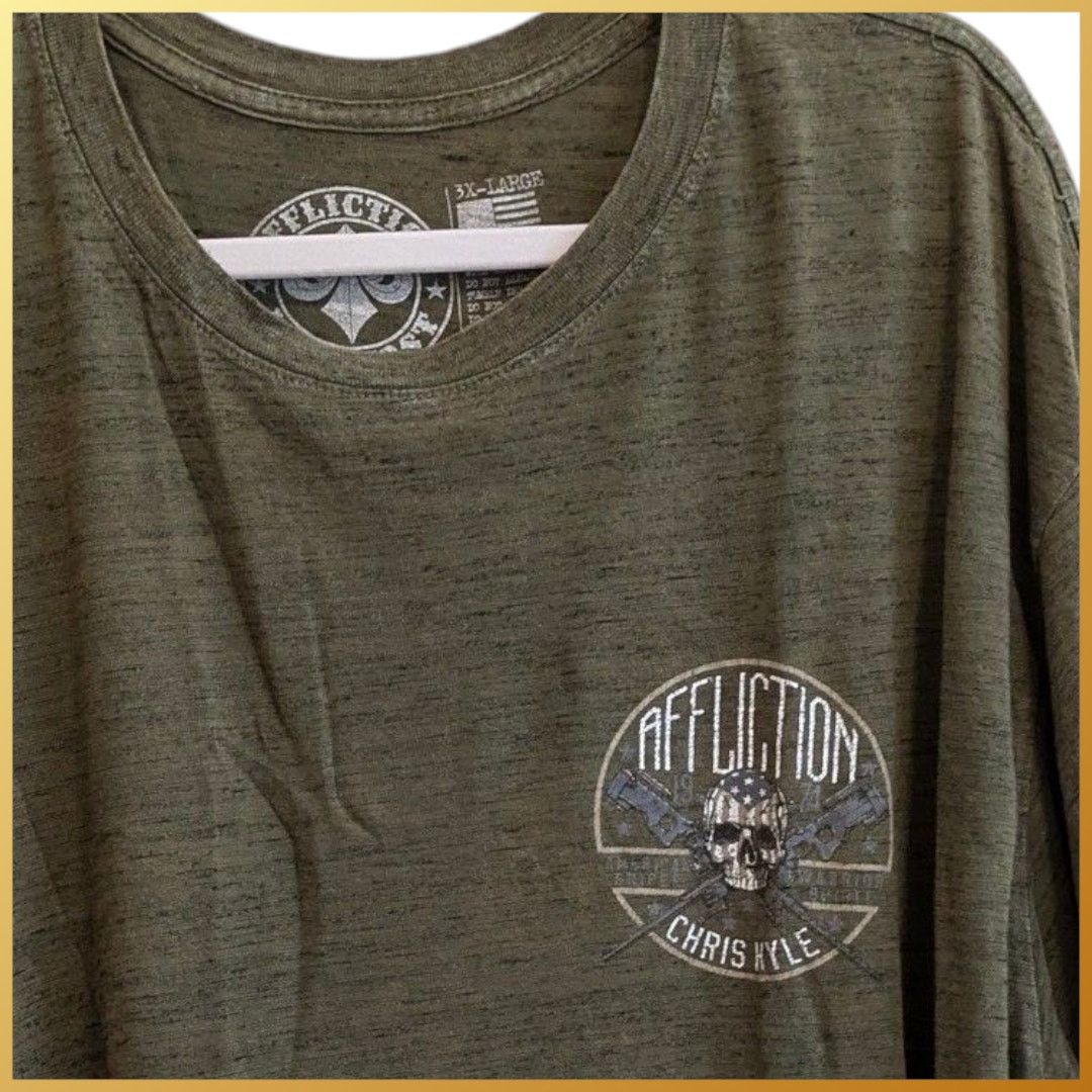 Affliction 3X AFFLICTION Cris Kyle T-Shirt Size US XXL / EU 58 / 5 - 4 Thumbnail