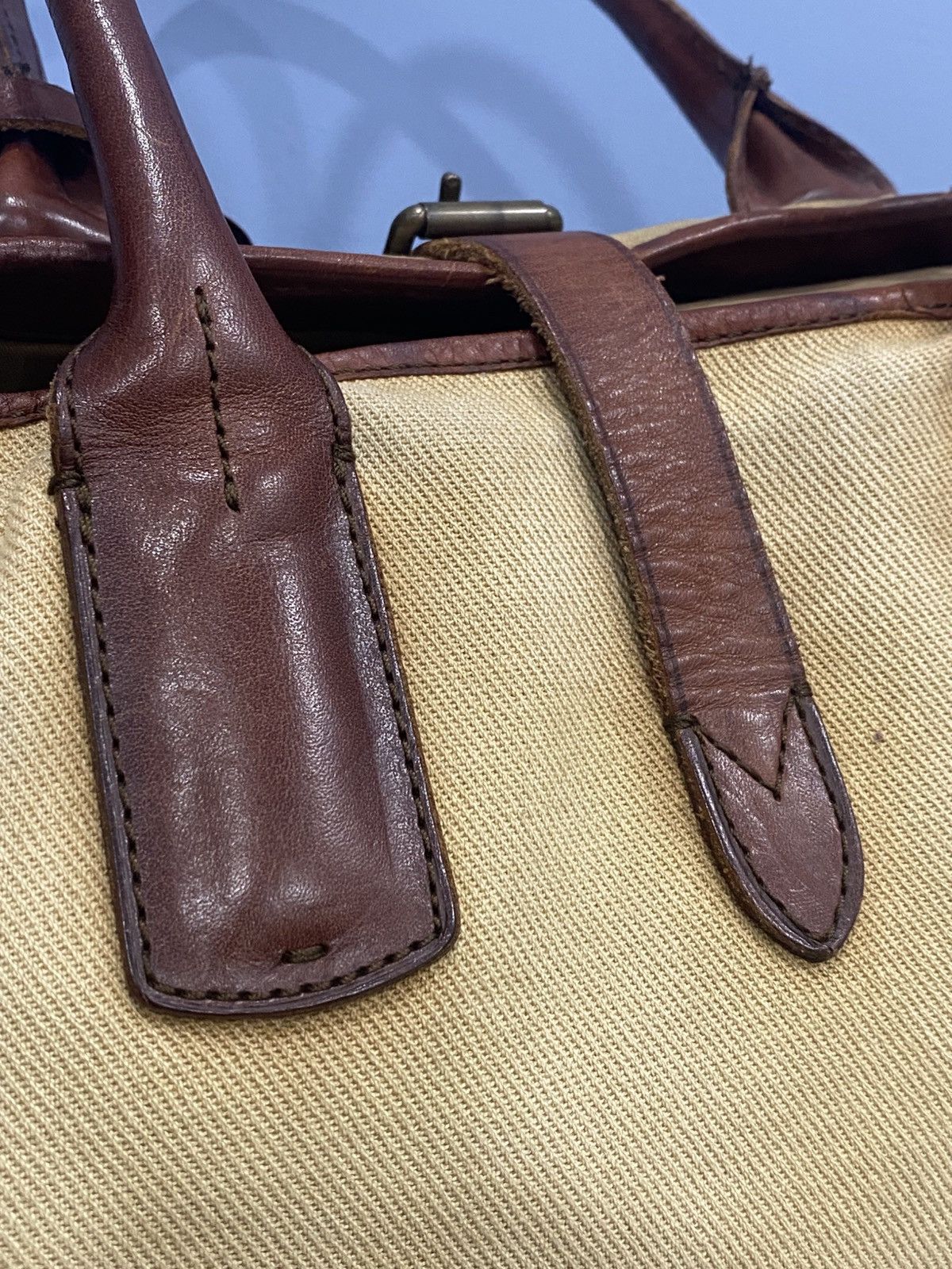 Polo Ralph Lauren Polo Ralph Lauren canvas leather tote bag Size ONE SIZE - 12 Thumbnail