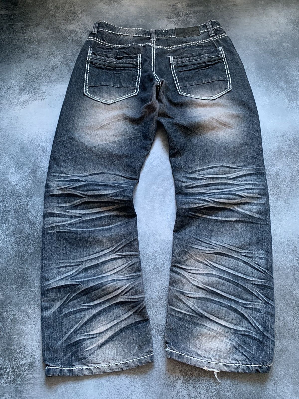 Hysteric Glamour × If Six Was Nine × Japanese Brand 💥 HYSTERIC GLAMOUR BALENCIAGA STYLE BAGGY JAPANESE JEANS Size US 34 / EU 50 - 3 Thumbnail