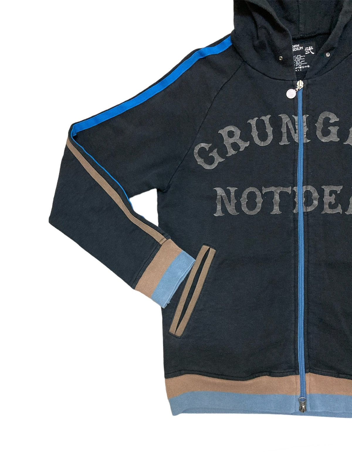 PPFM PPFM “Grunge Is Not Dead” Zipper Hoodie Size US M / EU 48-50 / 2 - 3 Thumbnail