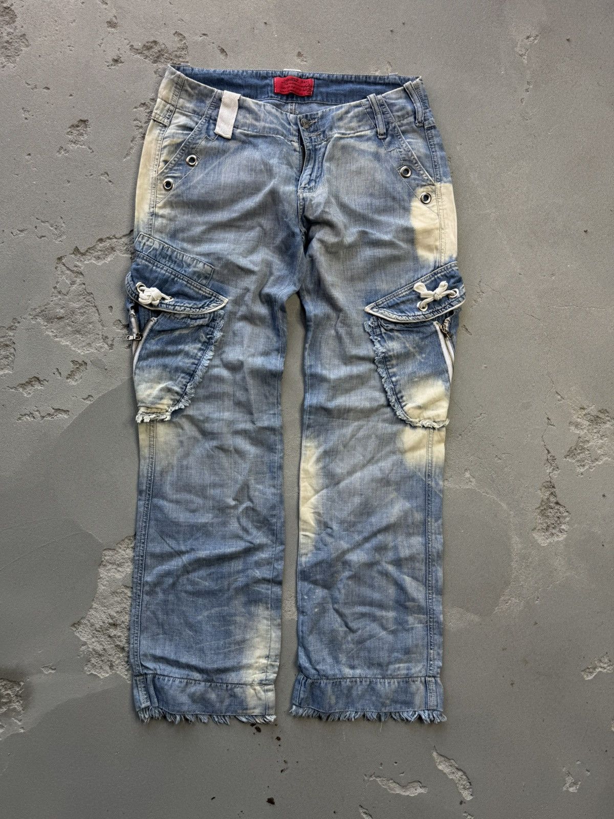 Dsquared2 × Vintage Vintage Dsqaured2 Distressed Denim Y2K Black Jeans Size US 32 / EU 48 - 3 Thumbnail