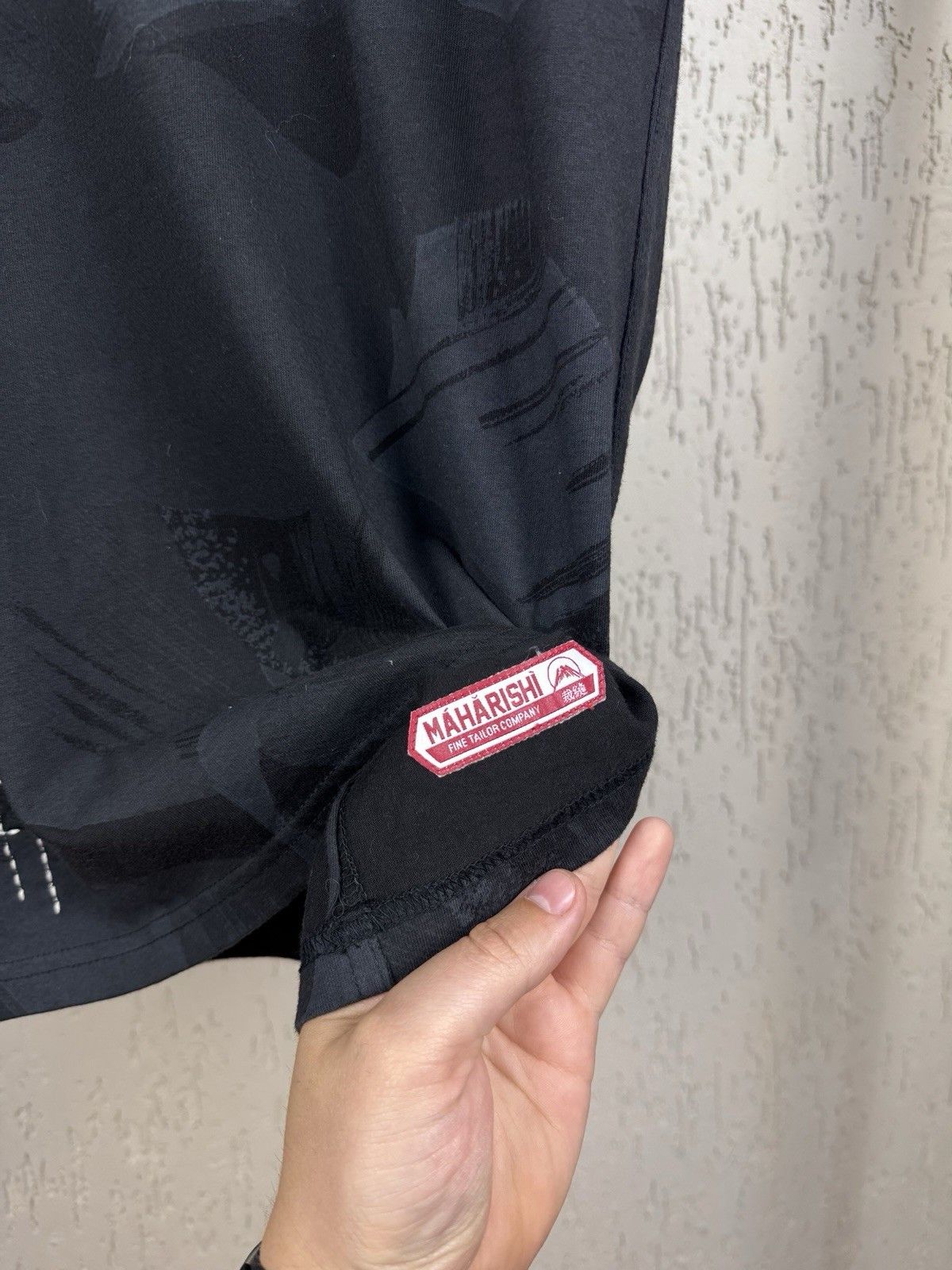 Japanese Brand × Maharishi Maharishi Patchwork T-Shirt Black Embroidered Organic Cotton Size US M / EU 48-50 / 2 - 7 Thumbnail