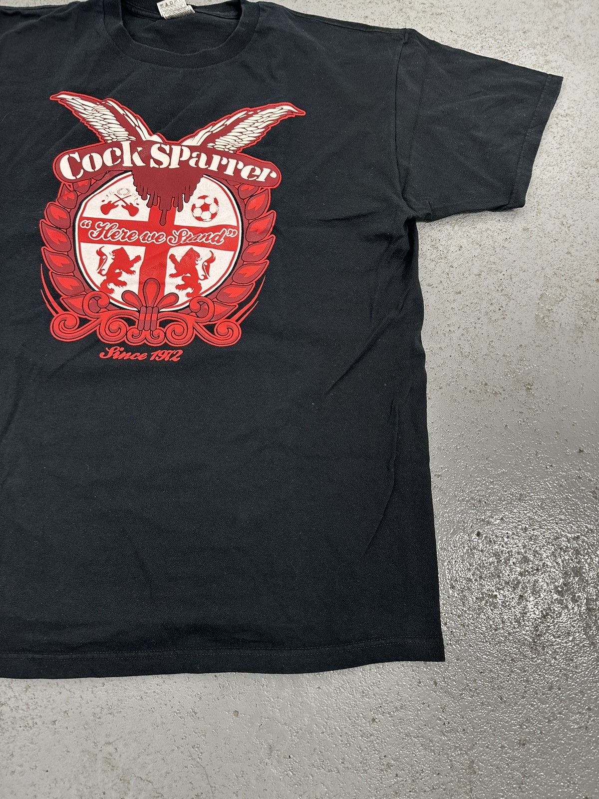 Band Tees Vintage 2007 Cock Sparrer Here We Stand Rock T-Shirt Size US XL / EU 56 / 4 - 6 Thumbnail