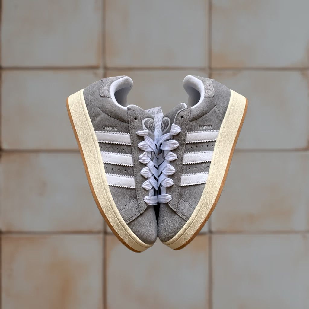 Adidas ADIDAS Campus Sneaker Shirt? (No) | Mens | US 11.5, UK 11, EU 46 | Gray Suede Campus Sneaker 2024 - HQ8707 Size US 11 / EU 44 - 1 Thumbnail