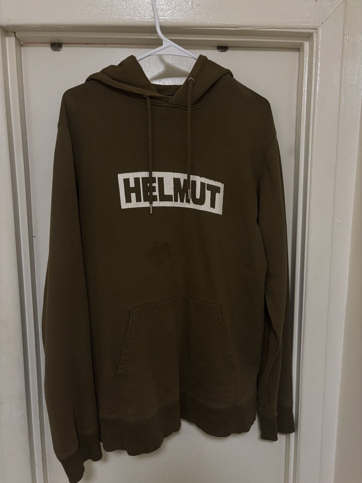 Helmut Lang Helmut Lang Box Logo Hoodie Size US L / EU 52-54 / 3 - 1 Thumbnail