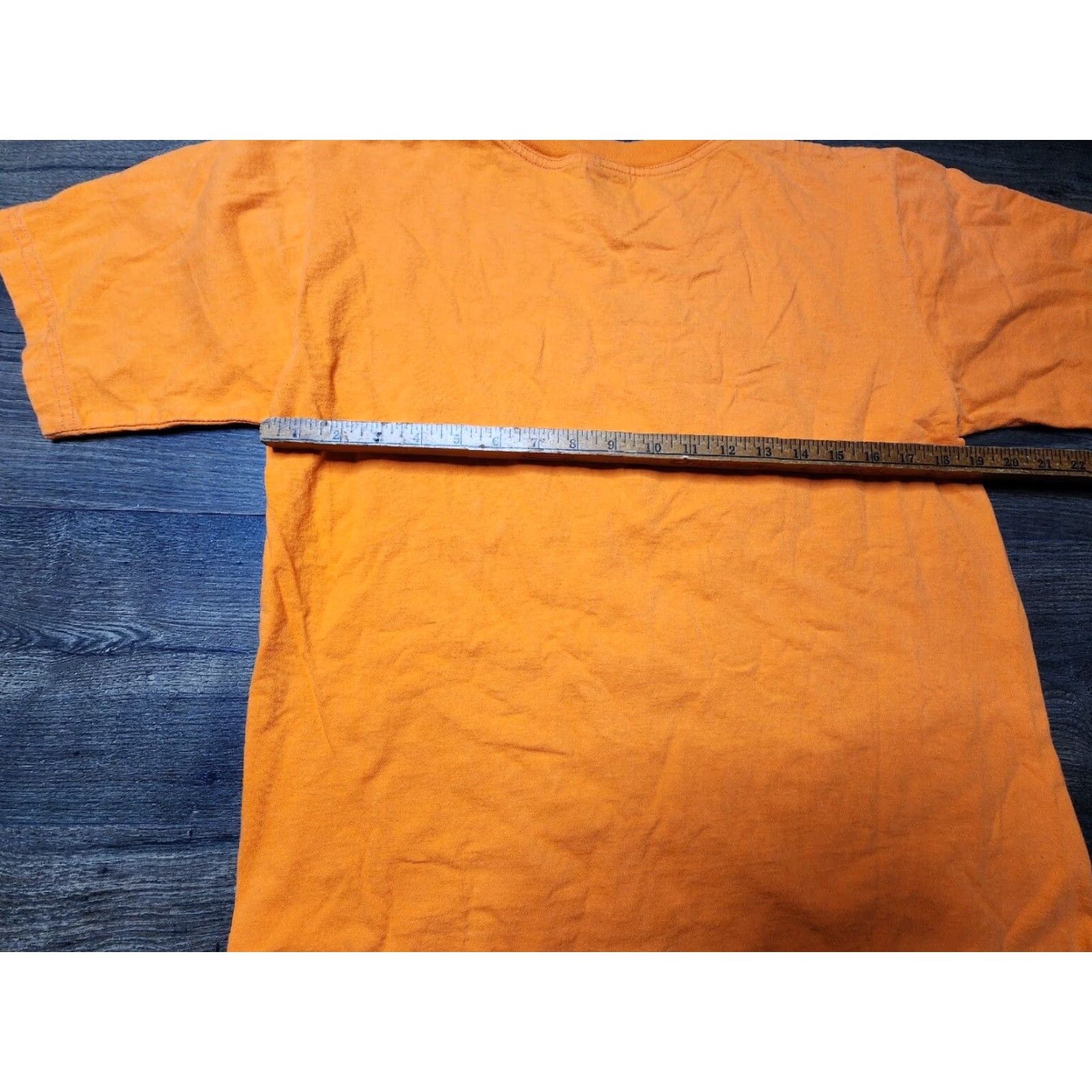 Vintage VINTAGE Womens XL Hand Embroidered Guatemalan Cotton Orange T Shirt Size XL / US 12-14 / IT 48-50 - 3 Thumbnail