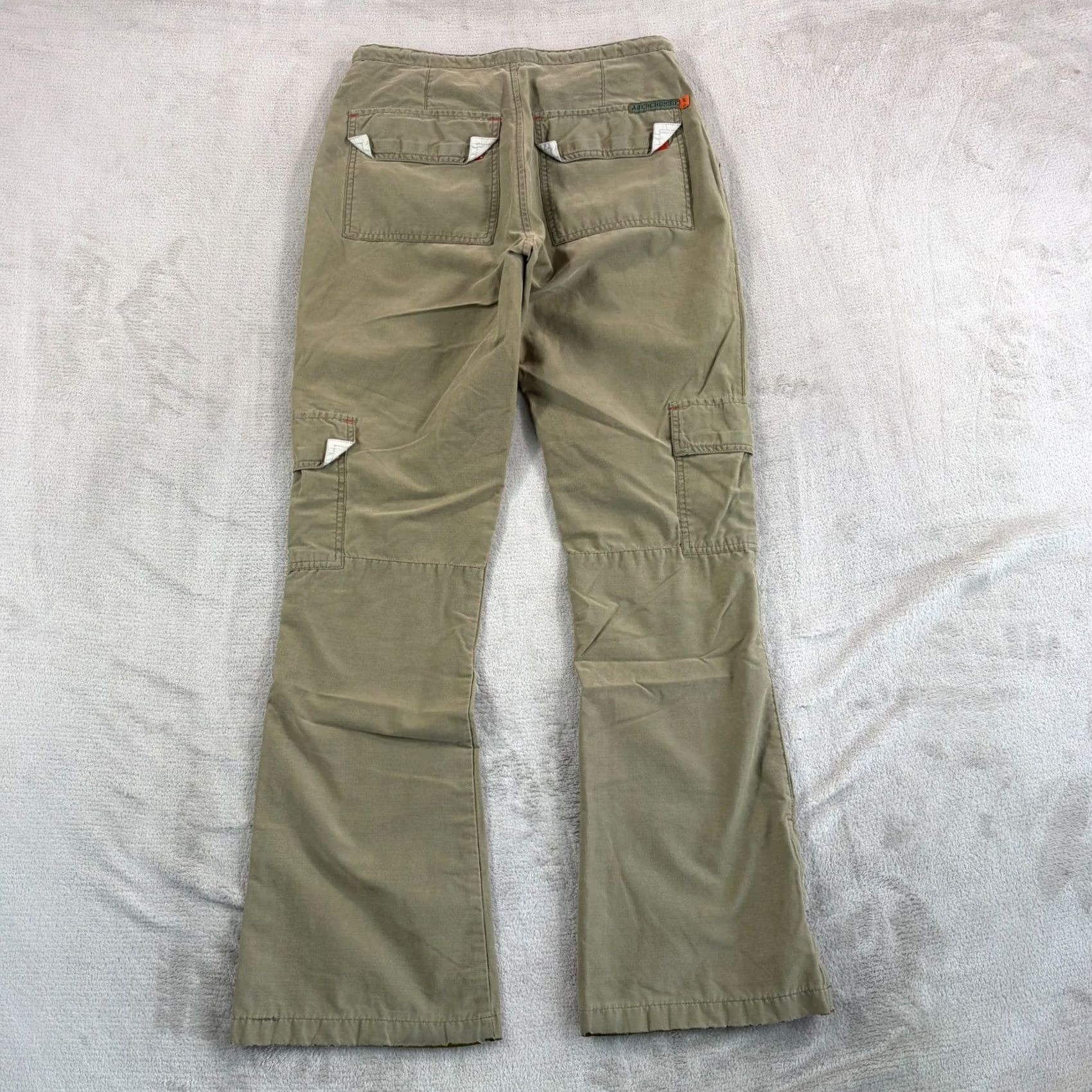 Abercrombie & Fitch Vintage ABERCROMBIE & FITCH AF-5 Cargo Tactical Pants in Army Green Women 2 Size 26" / US 2 / IT 38 - 6 Thumbnail