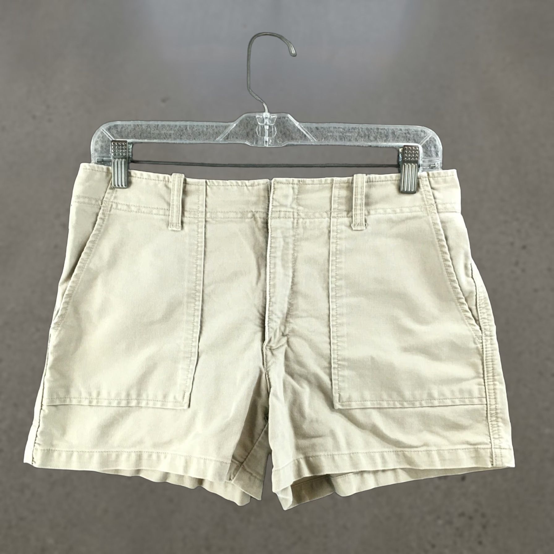 American Eagle Outfitters American Eagle Outfitters Shorts Women 8 Tan Cargo Cotton Zip Fly Regular Fit Ladies Casual Summer Mens Womens Size 30" / US 8 / IT 44 - 1 Thumbnail
