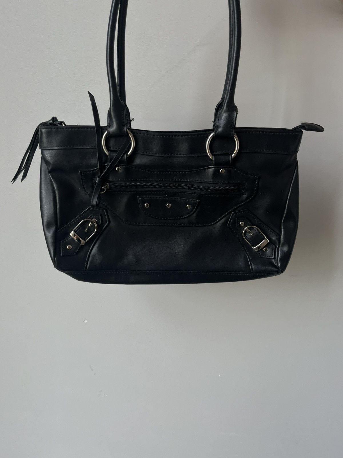 Japanese Brand × Vintage Vintage leather bag y2k handle bag opium swag Size ONE SIZE - 3 Thumbnail
