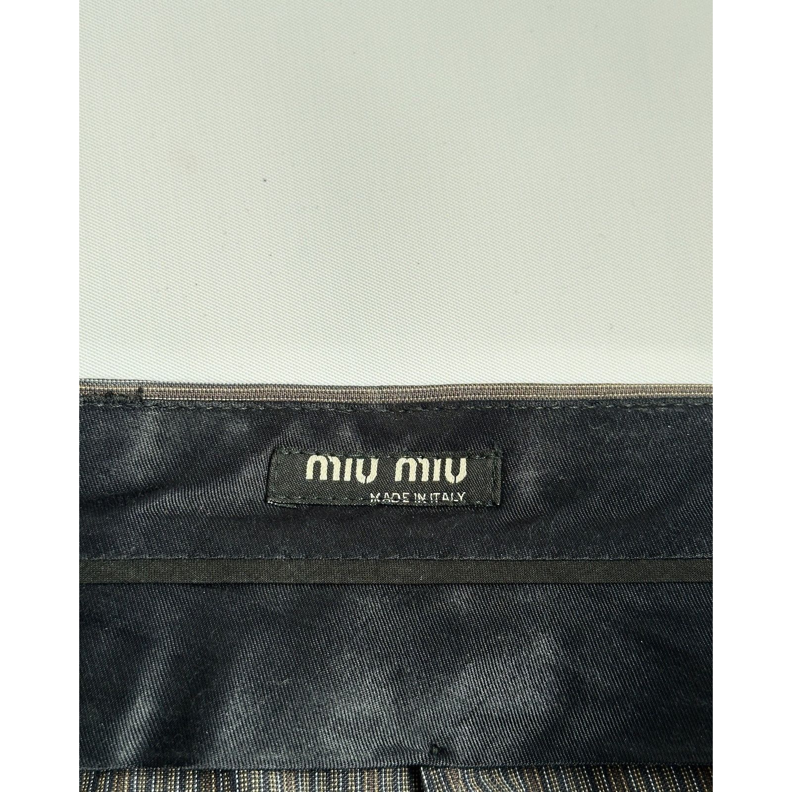 Miu Miu Miu Miu Pinstriped Trousers Size US 32 / EU 48 - 3 Thumbnail