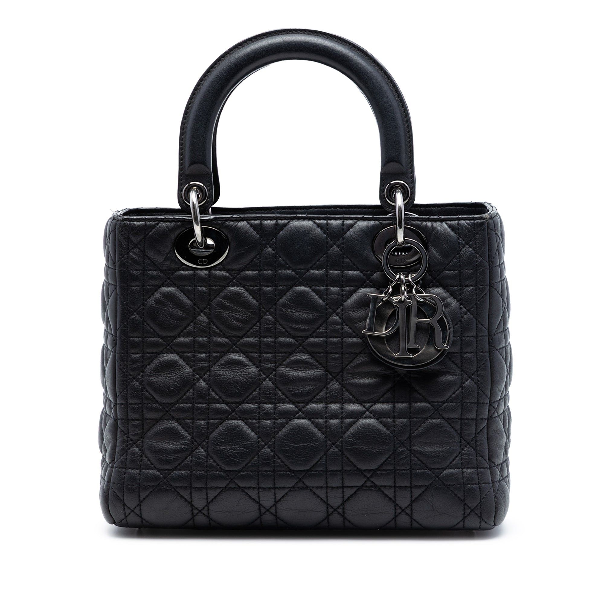 Dior Medium Lambskin Cannage Lady Dior Size ONE SIZE - 1 Thumbnail