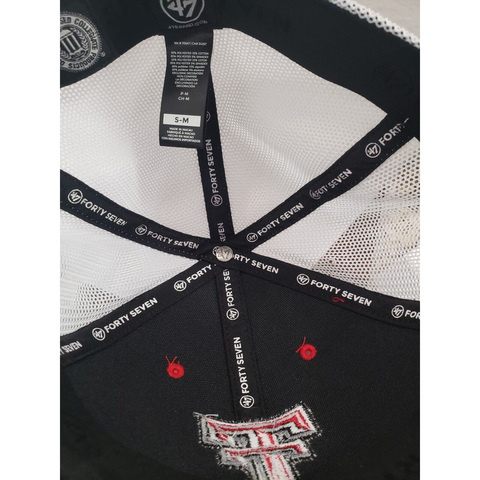 47 Texas Tech Raiders Hat Trucker '47 Trophy S/M Red '47 Brand Size ONE SIZE - 5 Thumbnail