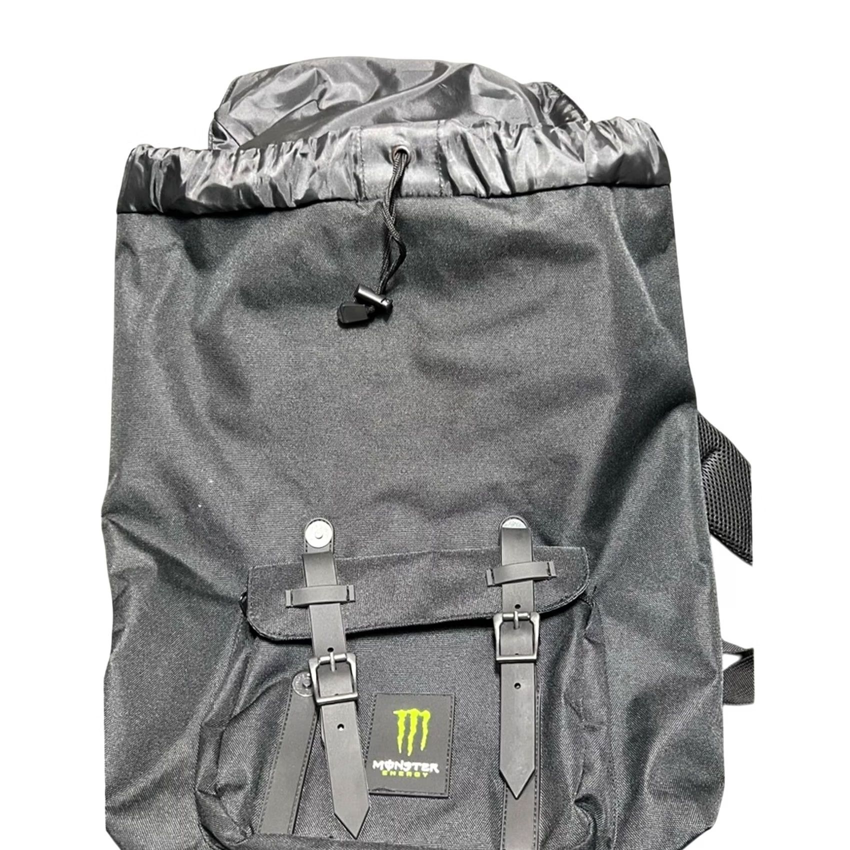 Vintage Monster Energy Backpack Black 20"x15" Unisex Adults Nylon Sprabs? Size ONE SIZE - 6 Thumbnail