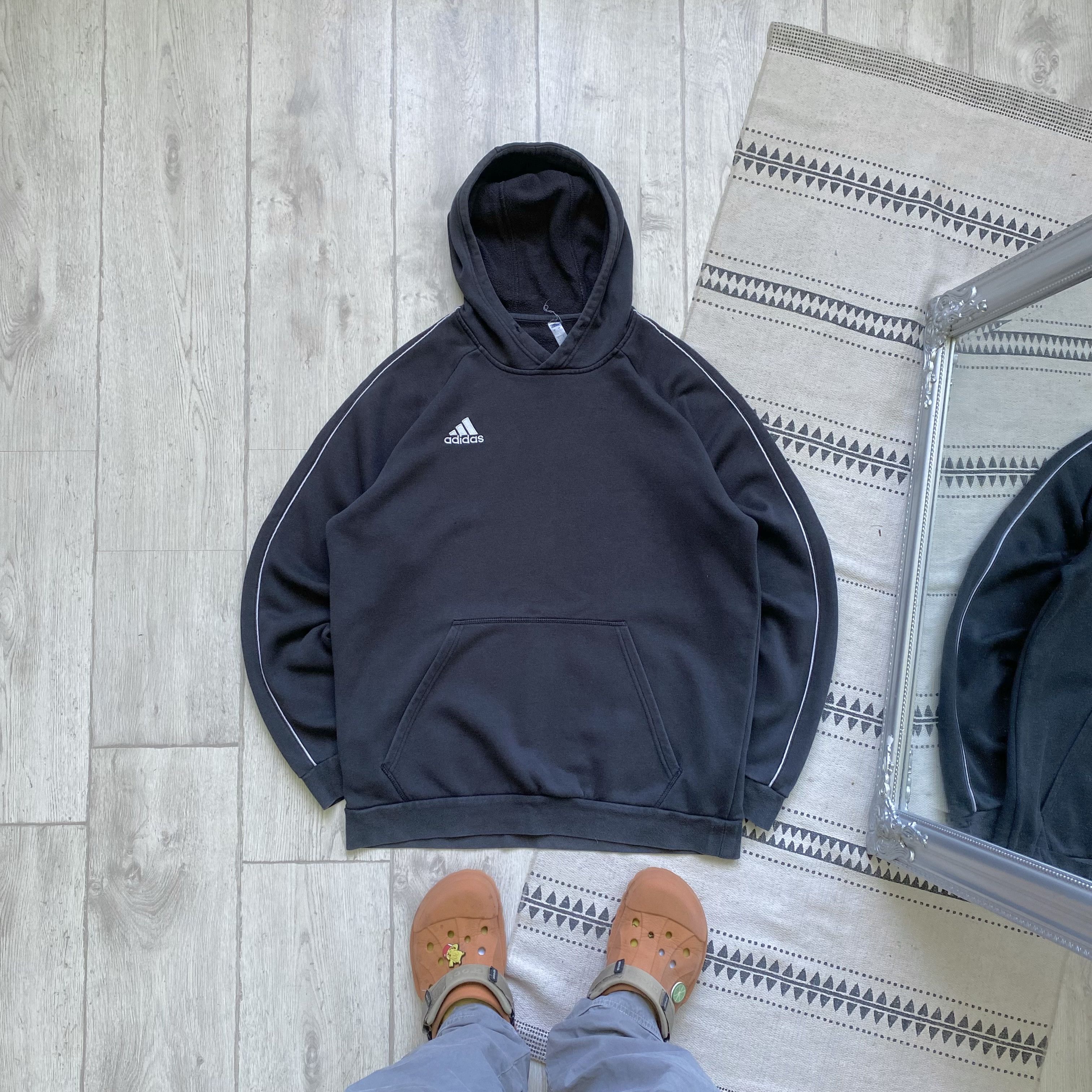 Adidas 🕸️ Faded Adidas hoodie vintage 00s Y2K Size US L / EU 52-54 / 3 - 1 Thumbnail