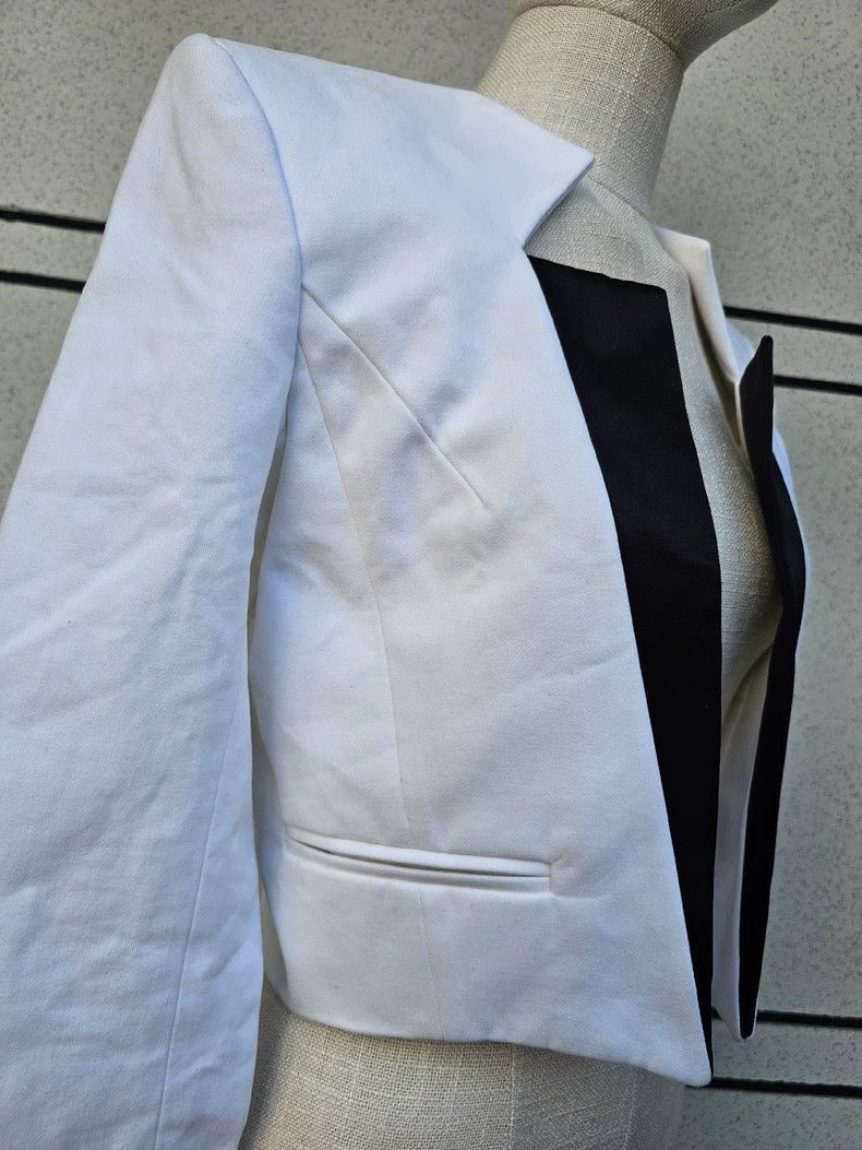 Haider Ackermann Haider Ackermann Women's Cropped Jacket-2506 Size S / US 4 / IT 40 - 5 Thumbnail