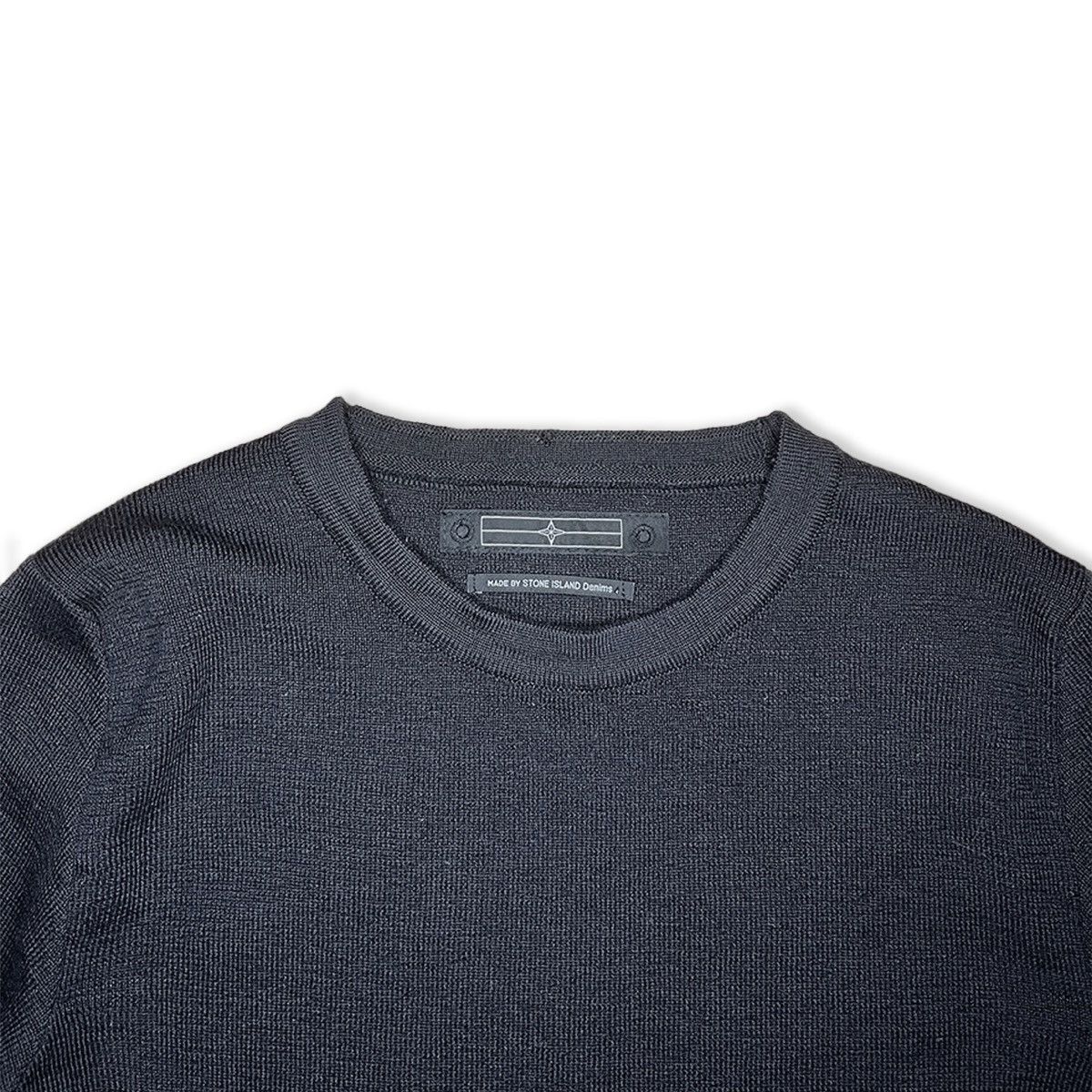 Stone Island 2008 Stone Island Denims Knitted Wool Pullover Size US L / EU 52-54 / 3 - 3 Thumbnail