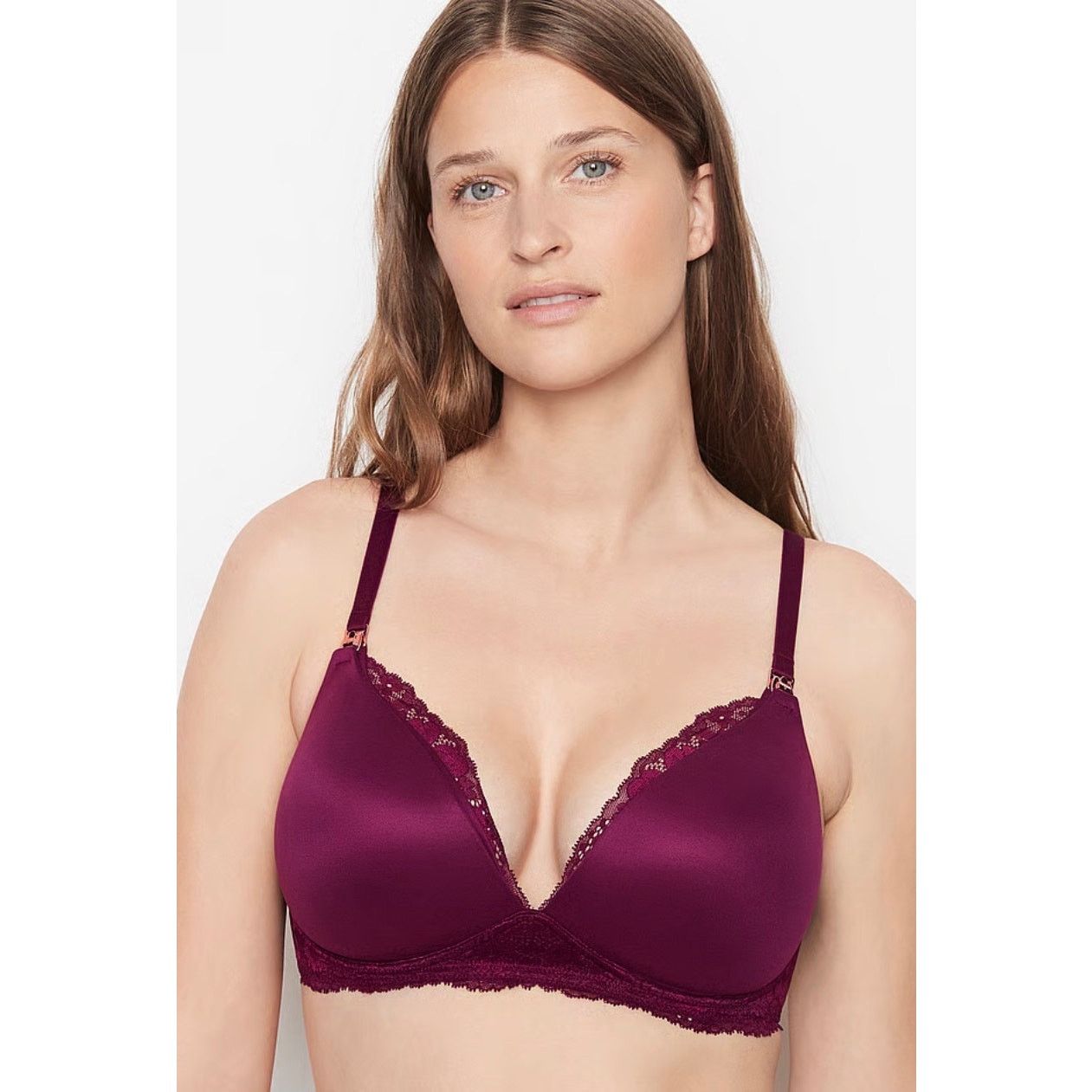 Victoria's Secret BODY BY VICTORIA Lace Wing Wireless Nursing Bra 34DDD (F) Size ONE SIZE - 1 Thumbnail