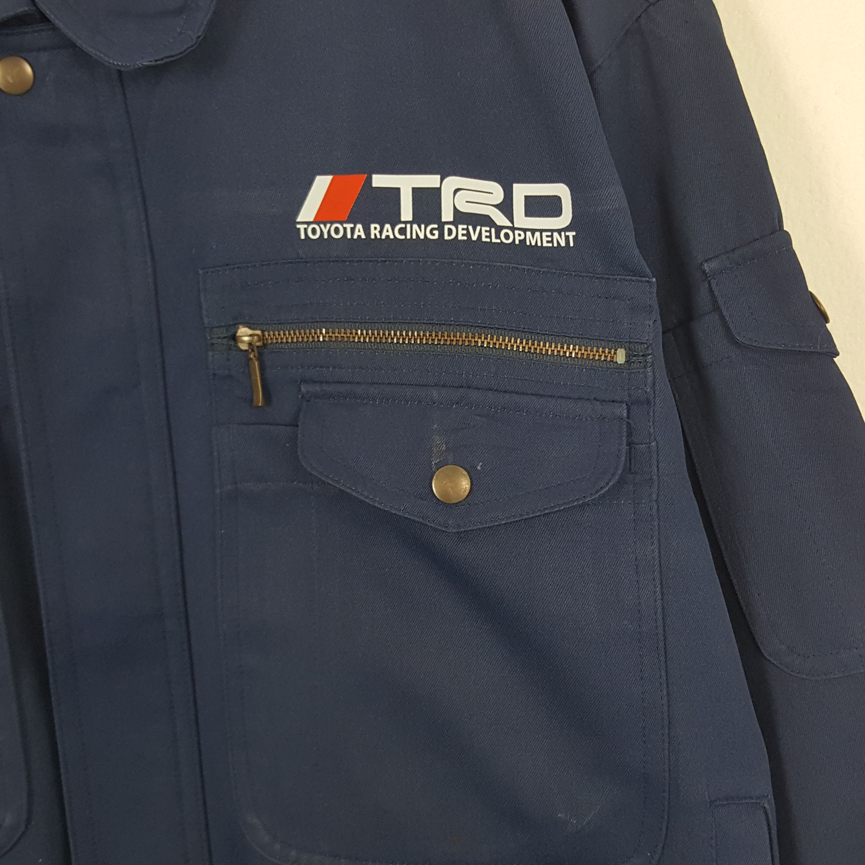 Japanese Brand × Vintage Vintage Toyota Racing Development Custom Art Sport Jacket Size US L / EU 52-54 / 3 - 4 Thumbnail