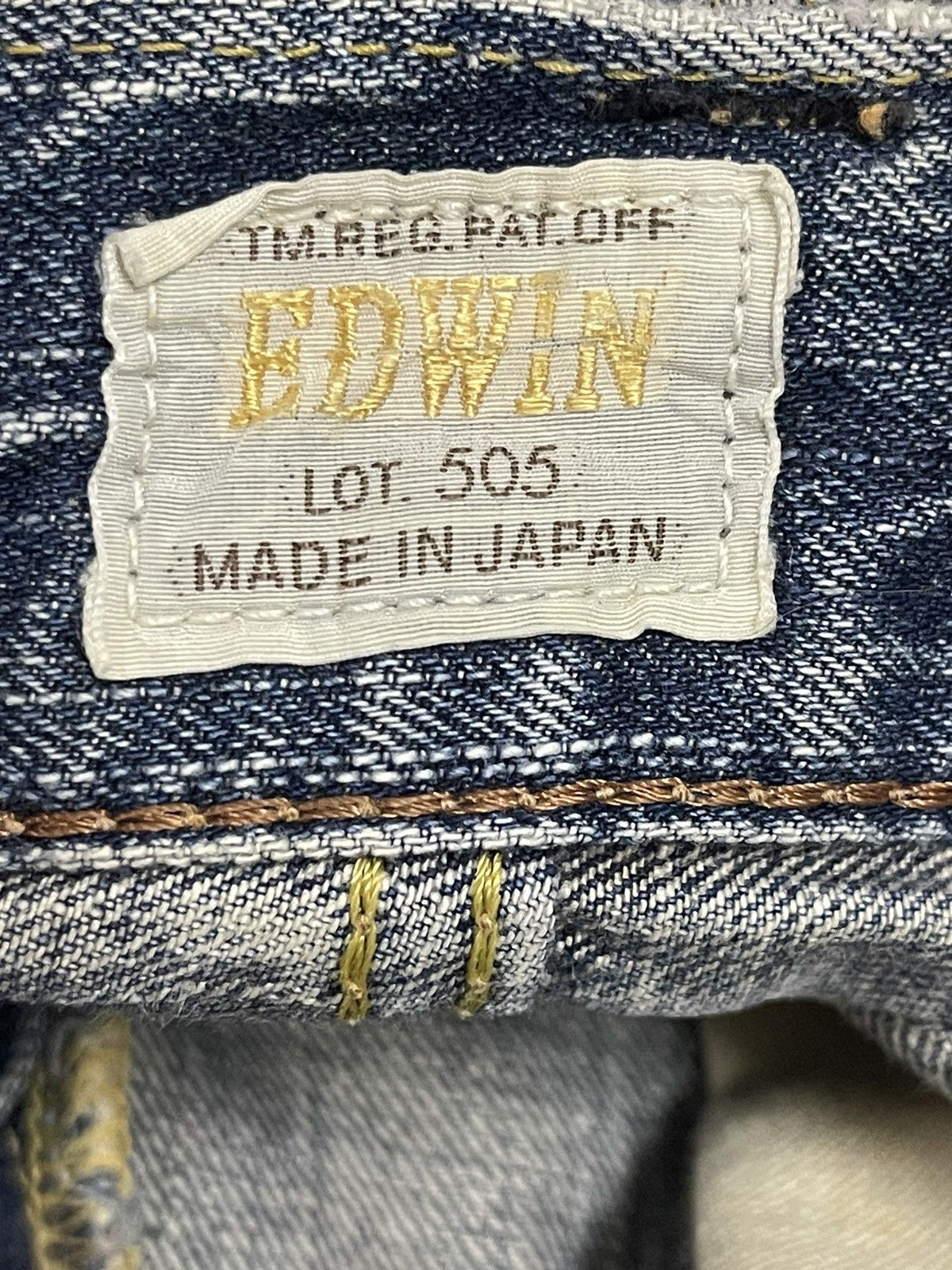 Edwin Vintage Japan Edwin 505zx Faded Wash Style Baggy Jeans Size US 33 - 10 Thumbnail