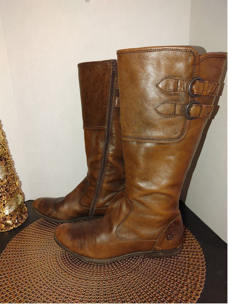 Born Born Susanne Leather Boots Size 8 Size US 8 / IT 38 - 1 Thumbnail