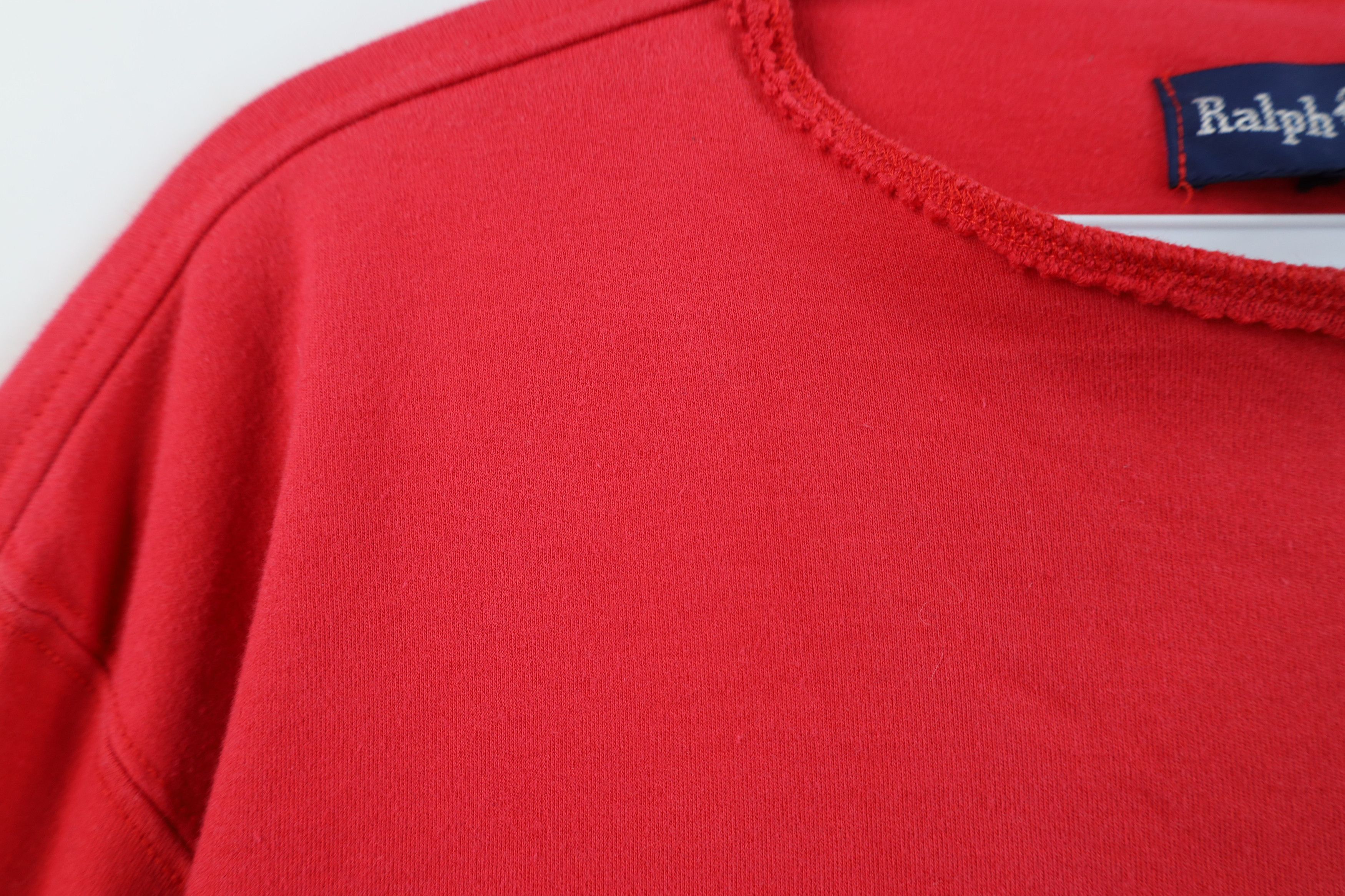 Ralph Lauren Vintage 80s 90s Ralph Lauren Collar Long Sleeve T-Shirt Size M / US 6-8 / IT 42-44 - 9 Thumbnail