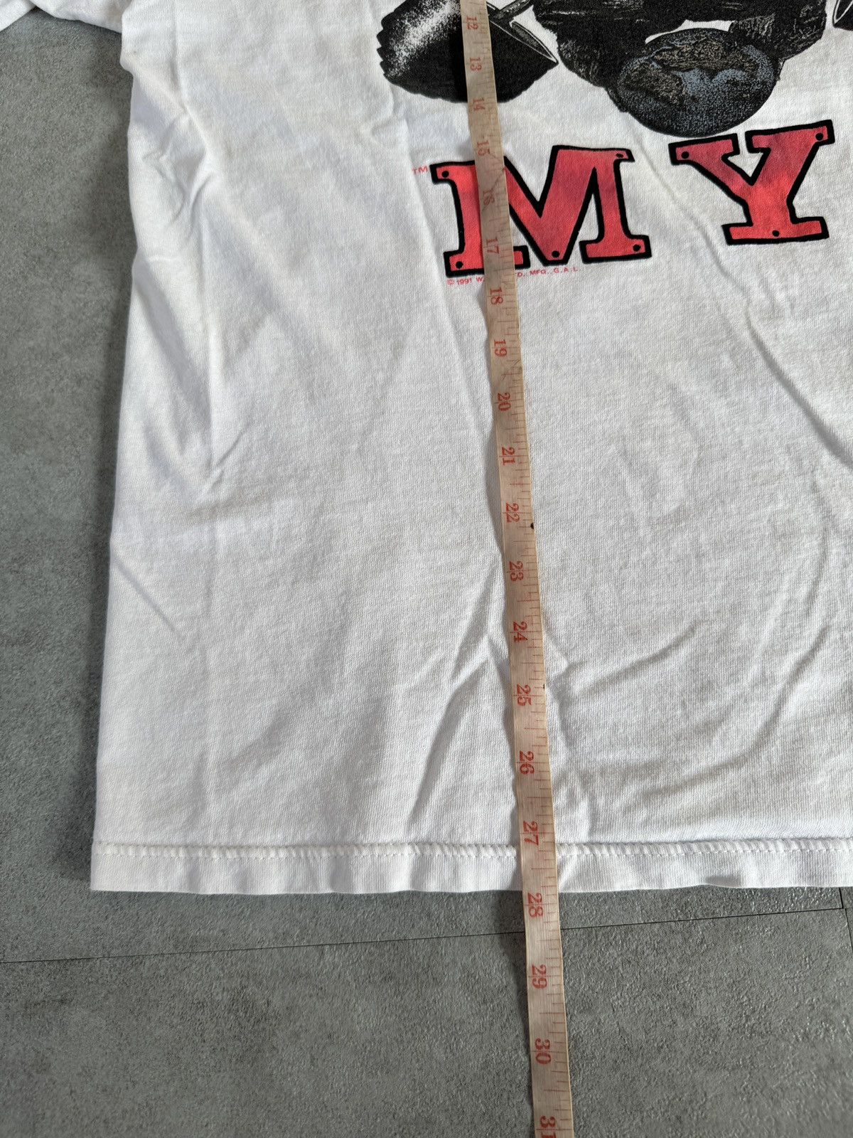 Other *RARE* VINTAGE 1991 80s 90s TEE WORLD GYM T-SHIRT GORILLA Size US L / EU 52-54 / 3 - 10 Thumbnail