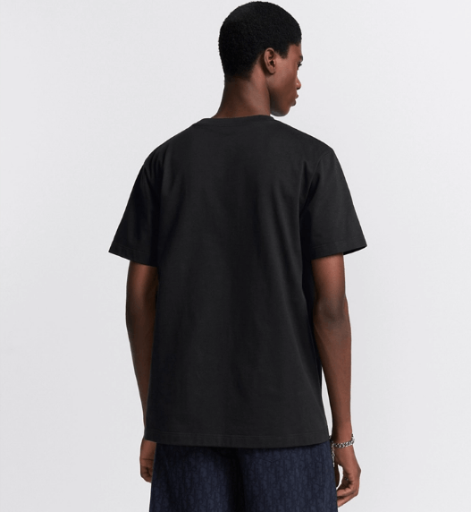 Dior o1w1db10525 493J69 Relaxed-Fit T-Shirt in Black Size US M / EU 48-50 / 2 - 5 Thumbnail