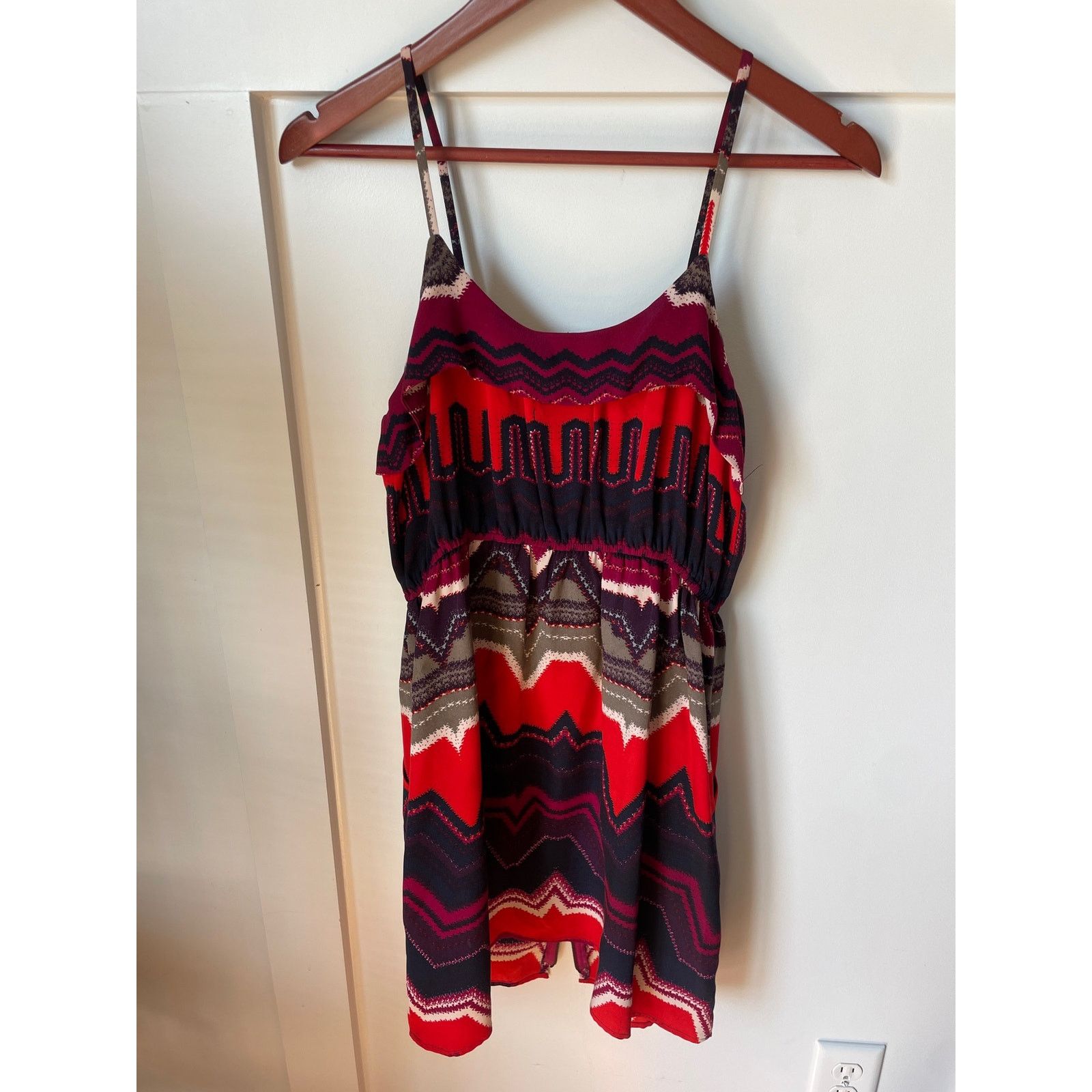 Dolce Vita Dolce Vita 100% Silk Exposed Zipper Front Mini Dress, S Size S / US 4 / IT 40 - 9 Thumbnail