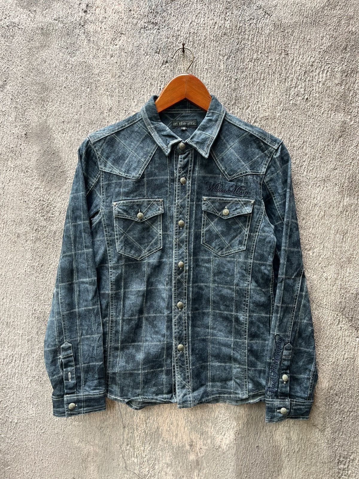 Japanese Brand In the attic Denim Smoke dye Size US M / EU 48-50 / 2 - 1 Thumbnail